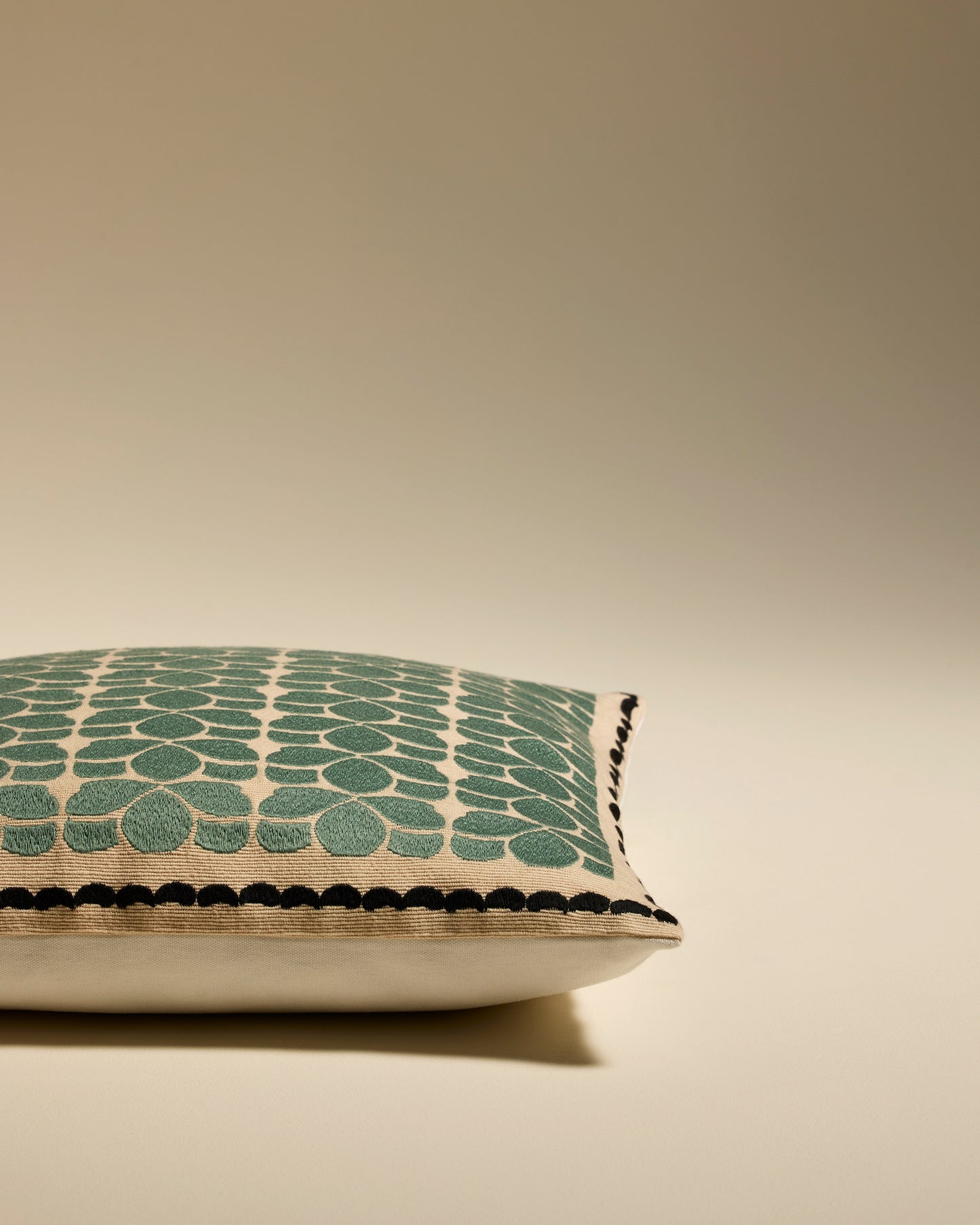 Coussin Flore - Amazonite design Maison Sarah Lavoine Amazonite Coton 42 cm 42 cm 3