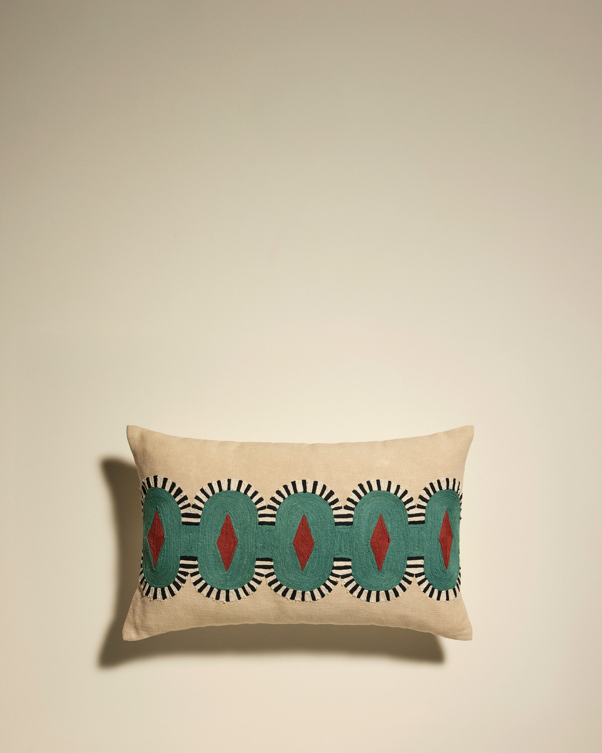 Coussin Carat - Amazonite design Maison Sarah Lavoine Amazonite Coton  50 cm 30 cm 1