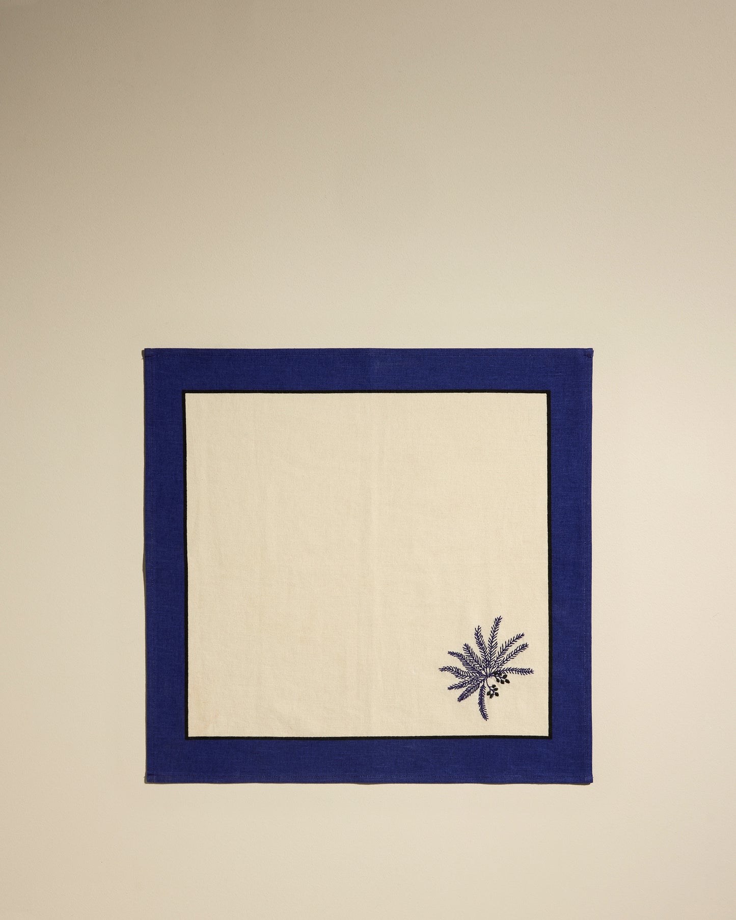 Duo serviettes de table Phoenix - Outremer chic Maison Sarah Lavoine Outremer Coton  45 cm 45 cm 2