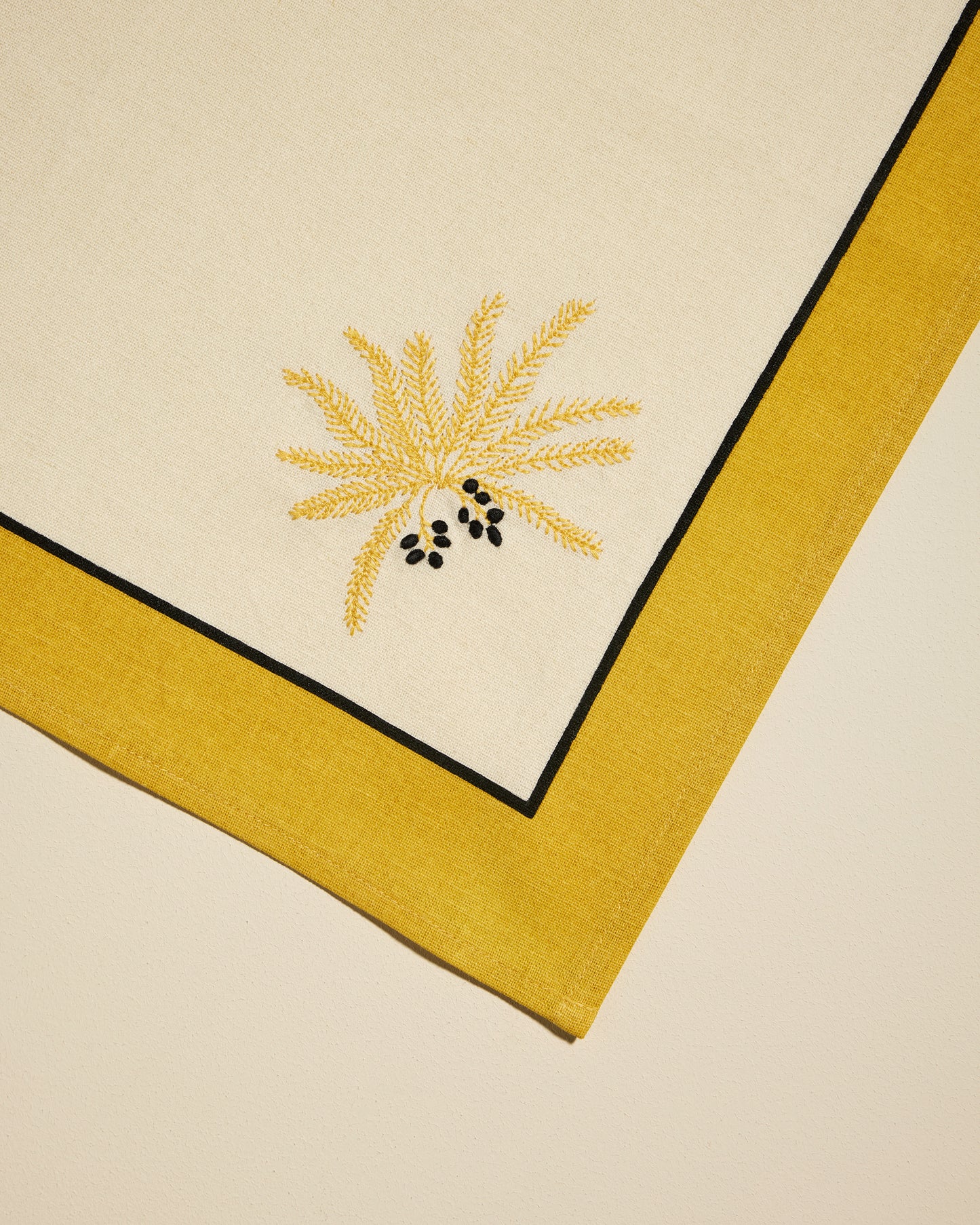 Duo serviettes de table Phoenix - Terracotta chic Maison Sarah Lavoine Terracotta Coton 45 cm 45 cm 5