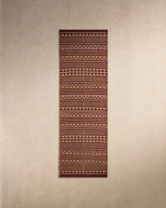 Tapis Kora - Aubépine design Maison Sarah Lavoine Aubépine Coton  250 cm 80 cm 1