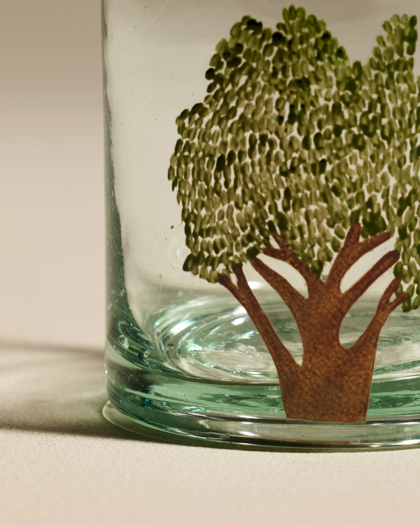 Verre à eau Menara - Verre recylcé design Maison Sarah Lavoine Transparent Verre 8 cm 3