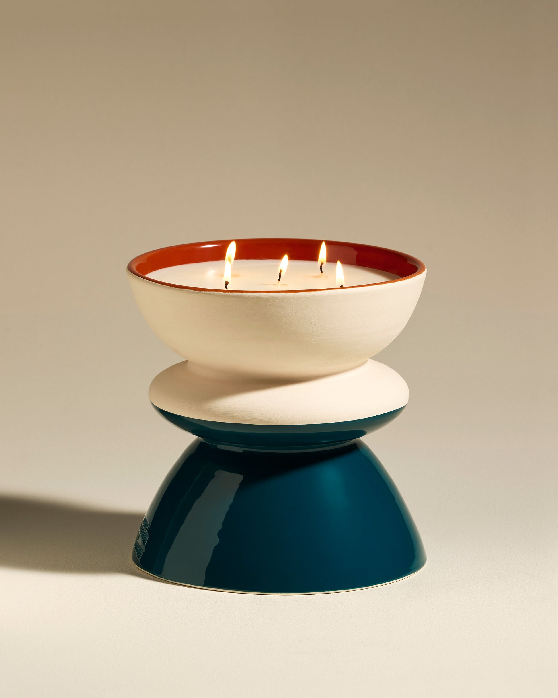 Bougie Tamtam - Bleu Sarah luxe Maison Sarah Lavoine Bleu Sarah Céramique   20 cm 3