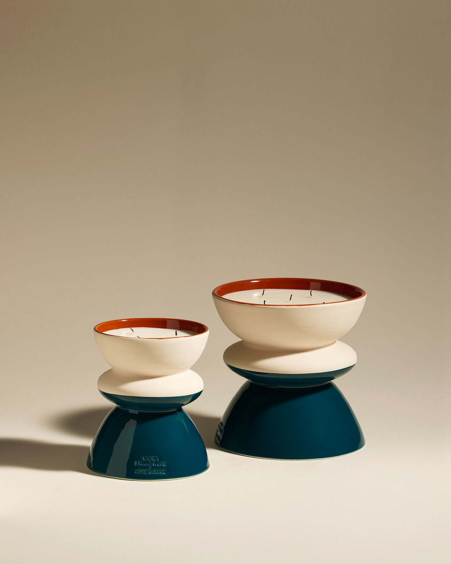 Bougie Tamtam - Bleu Sarah luxe Maison Sarah Lavoine Bleu Sarah Céramique 20 cm 5