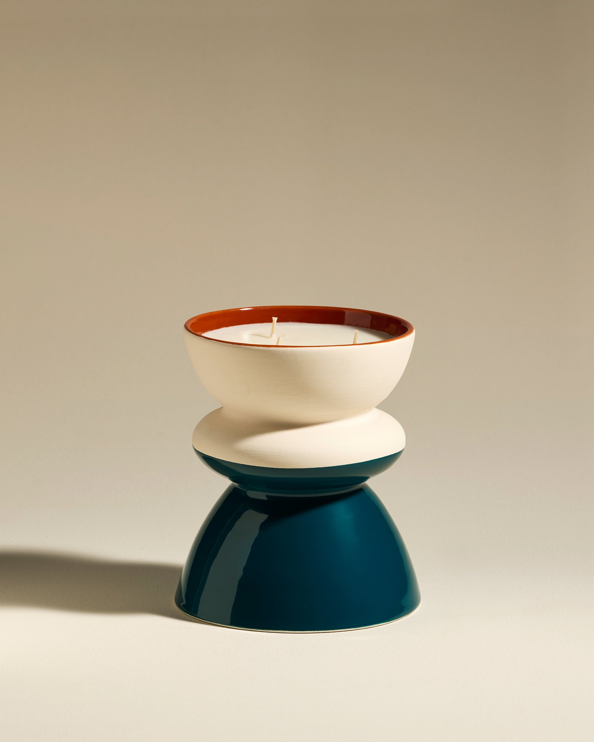 Bougie Tamtam - Bleu Sarah luxe Maison Sarah Lavoine Bleu Sarah Céramique   18 cm 2