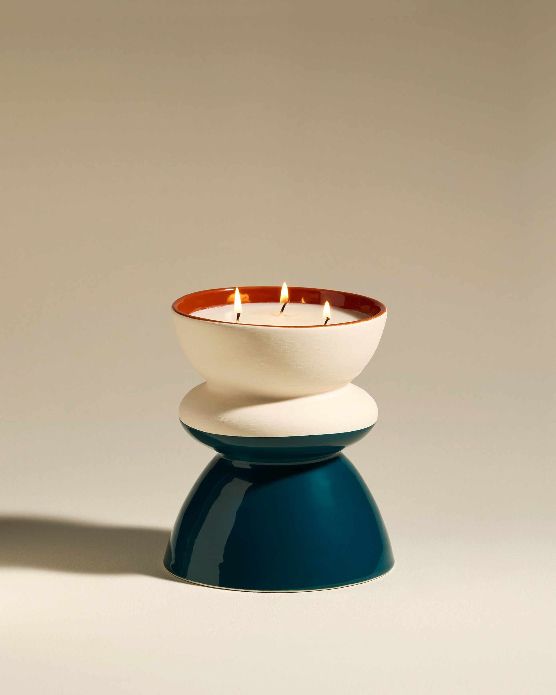 Bougie Tamtam - Bleu Sarah luxe Maison Sarah Lavoine Bleu Sarah Céramique   18 cm 3