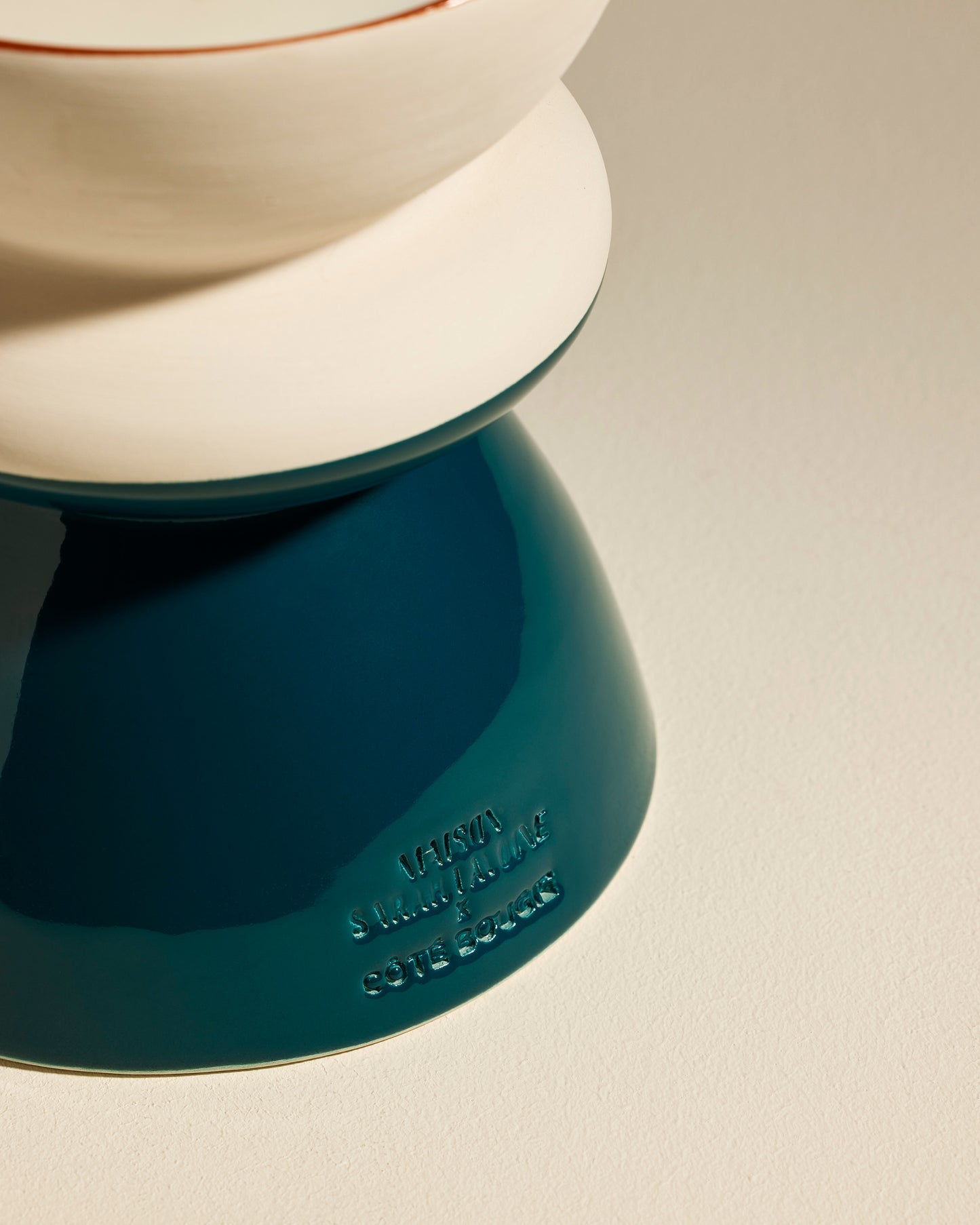 Bougie Tamtam - Bleu Sarah luxe Maison Sarah Lavoine Bleu Sarah Céramique 18 cm 4