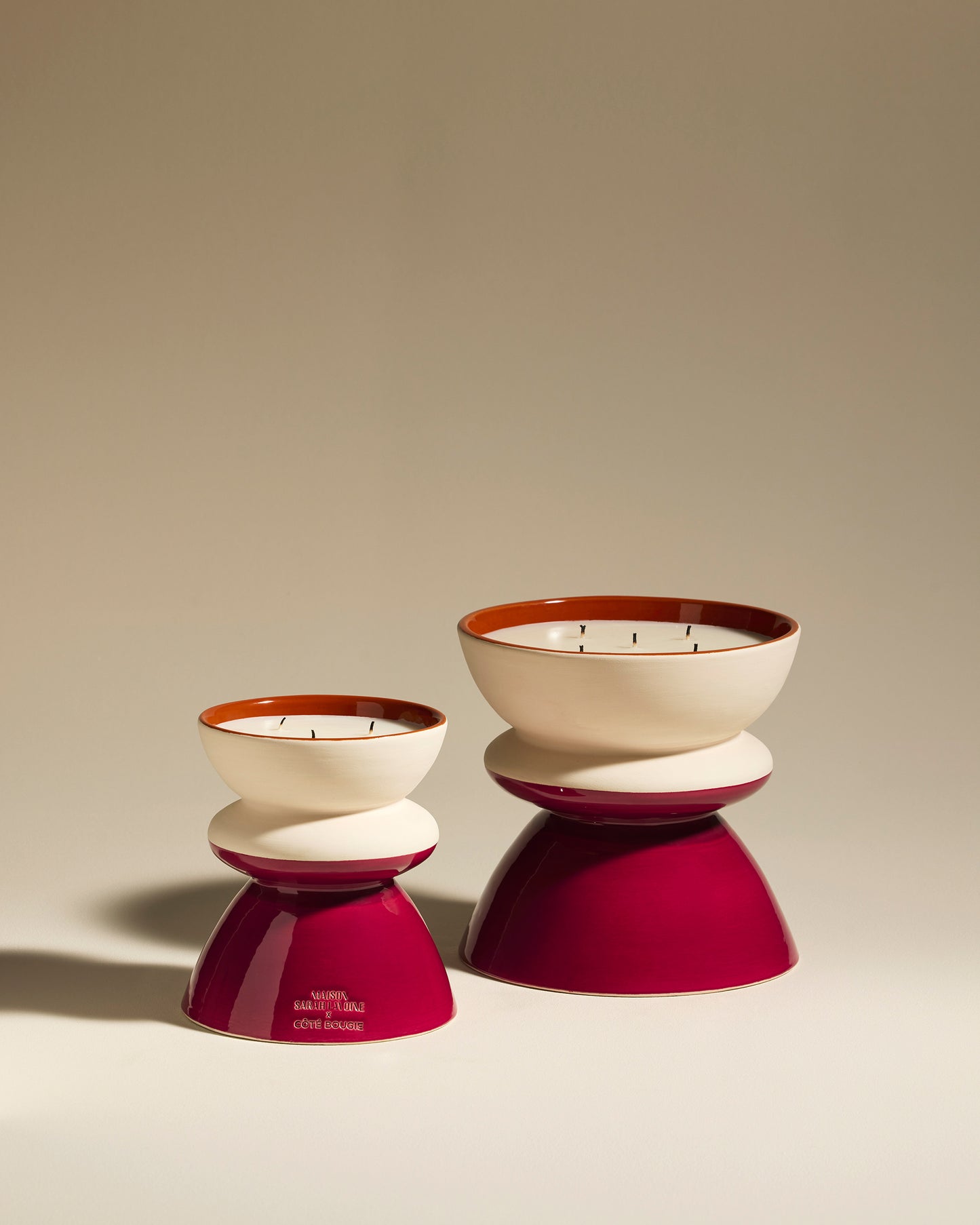 Bougie Tamtam - Carmin luxe Maison Sarah Lavoine Carmin Céramique 18 cm 4