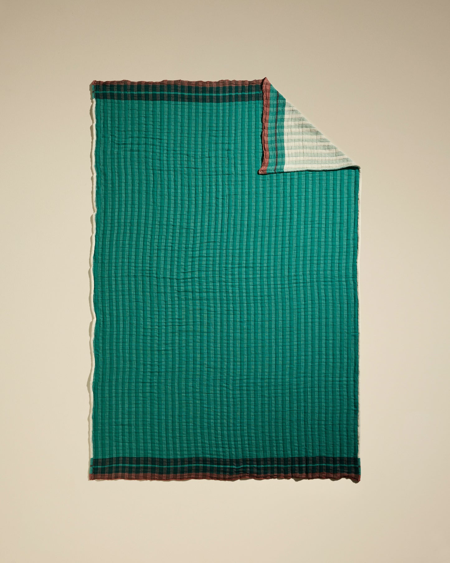 Plaid Camino - Amazonite luxe Maison Sarah Lavoine Amazonite Coton  230 cm 170 cm 3