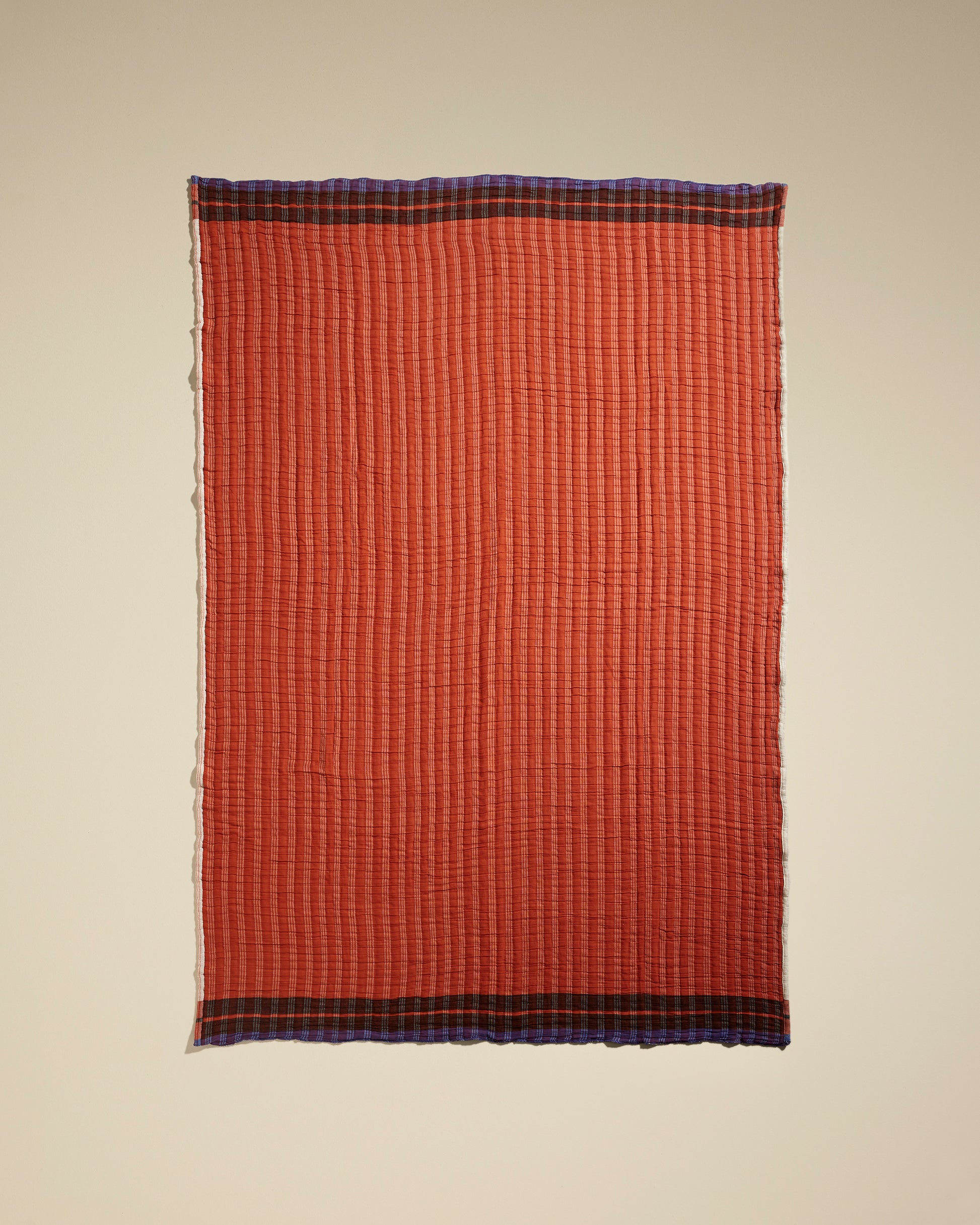 Plaid Camino - Terracotta luxe Maison Sarah Lavoine Terracotta Coton  230 cm 170 cm 1