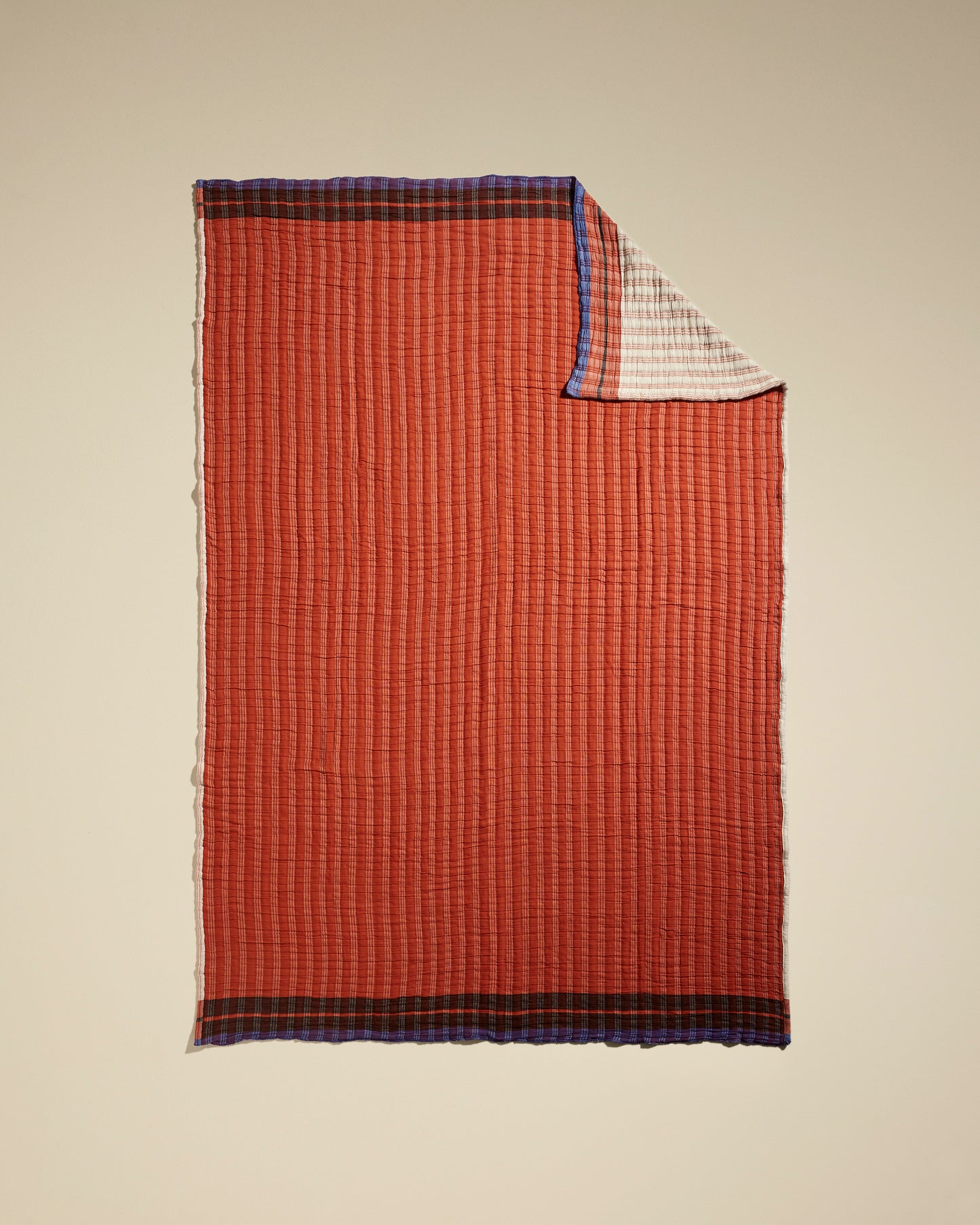 Plaid Camino - Terracotta luxe Maison Sarah Lavoine Terracotta Coton  230 cm 170 cm 4