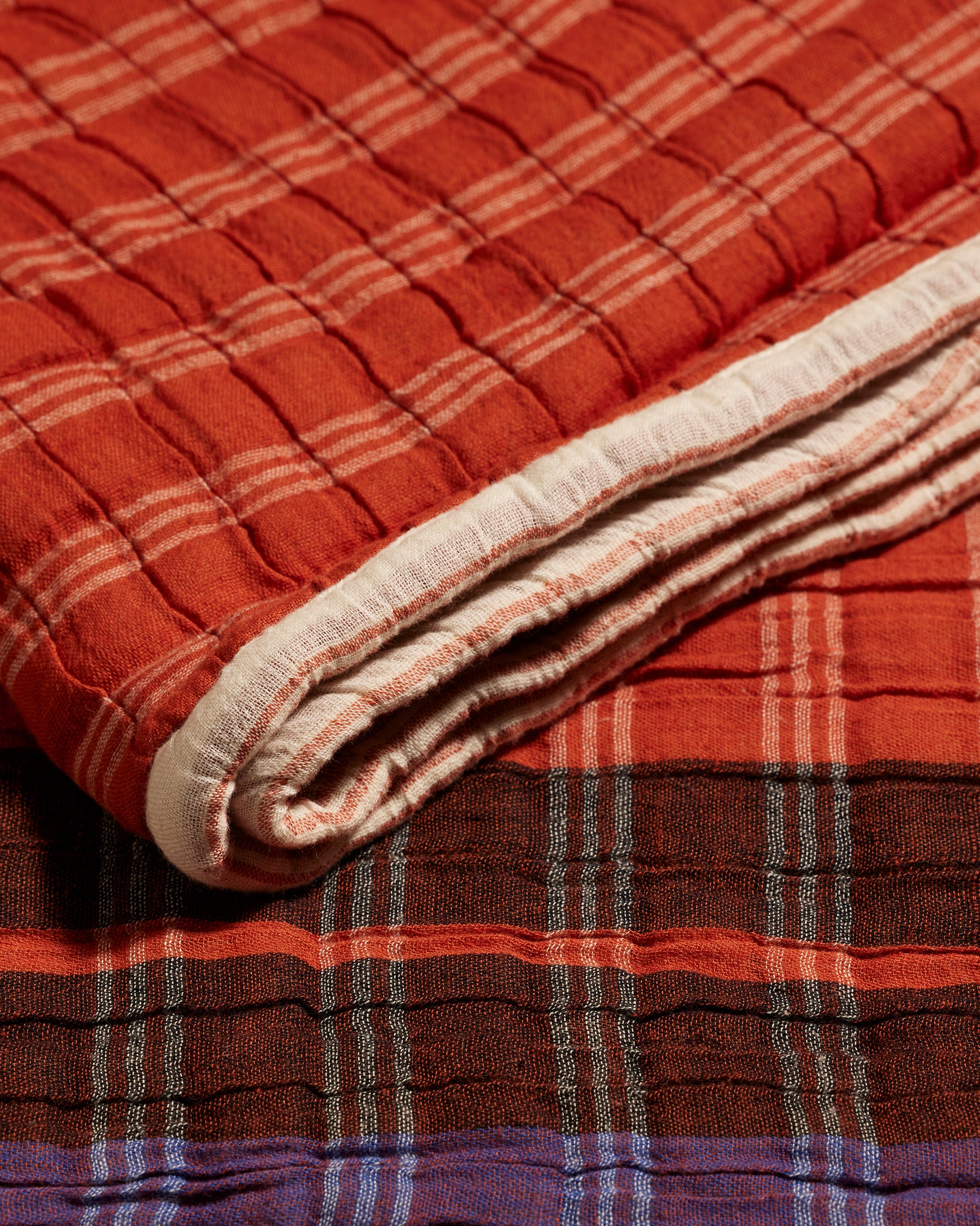 Plaid Camino - Terracotta luxe Maison Sarah Lavoine Terracotta Coton  230 cm 170 cm 2