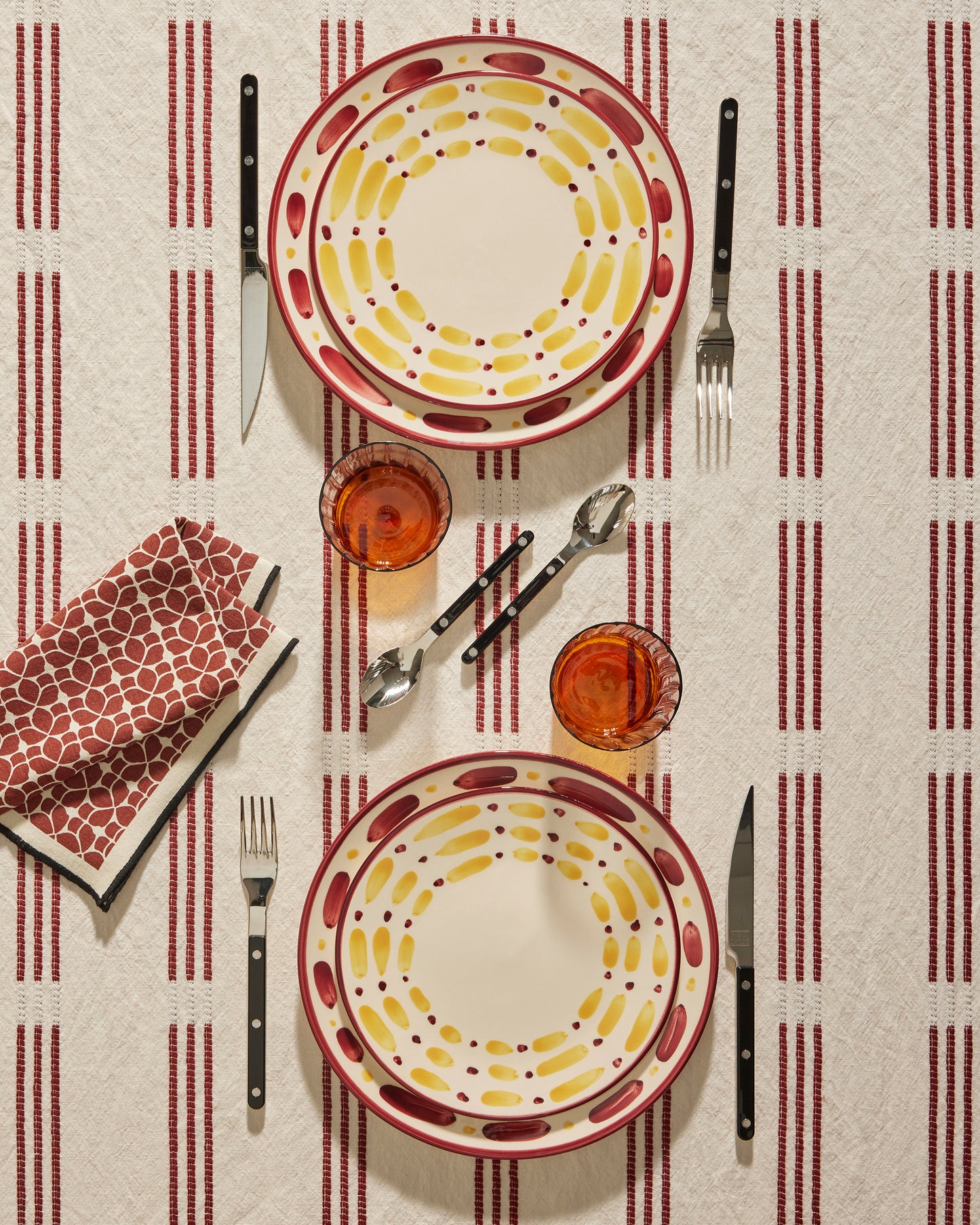 Nappe Rideau Escale - Terracotta haut de gamme Maison Sarah Lavoine Terracotta Coton  350 cm 175 cm 2