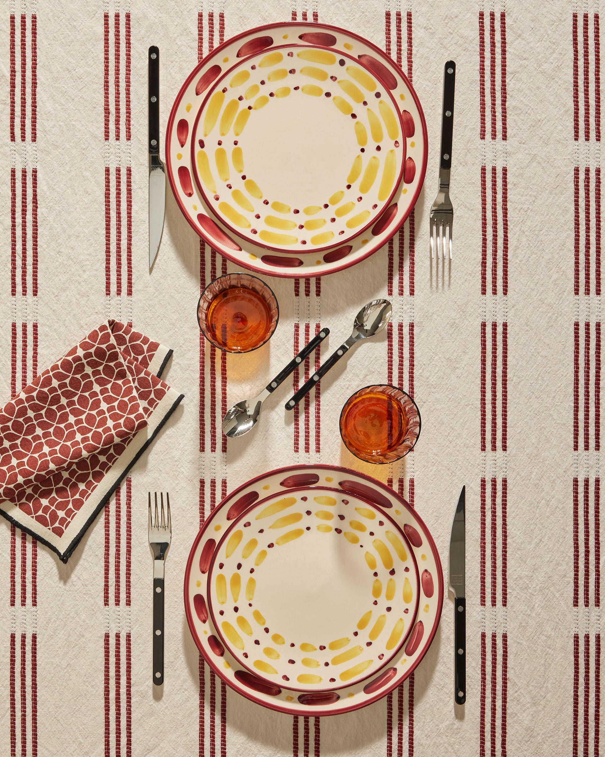 Nappe Rideau Escale - Terracotta haut de gamme Maison Sarah Lavoine Terracotta Coton  350 cm 175 cm 2