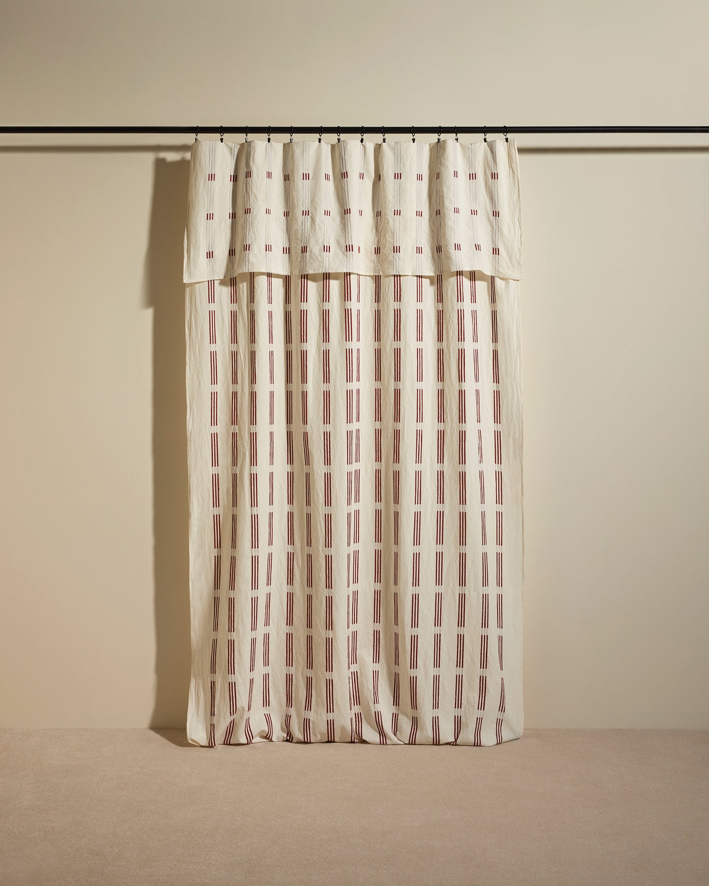 Nappe Rideau Escale - Terracotta haut de gamme Maison Sarah Lavoine Terracotta Coton  350 cm 175 cm 3