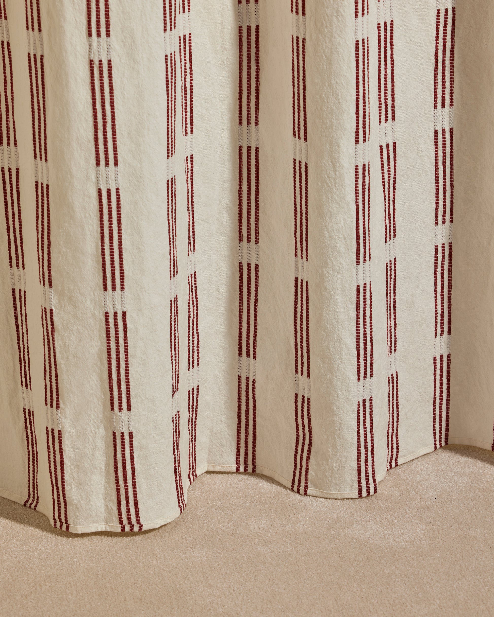 Nappe Rideau Escale - Terracotta haut de gamme Maison Sarah Lavoine Terracotta Coton  350 cm 175 cm 5