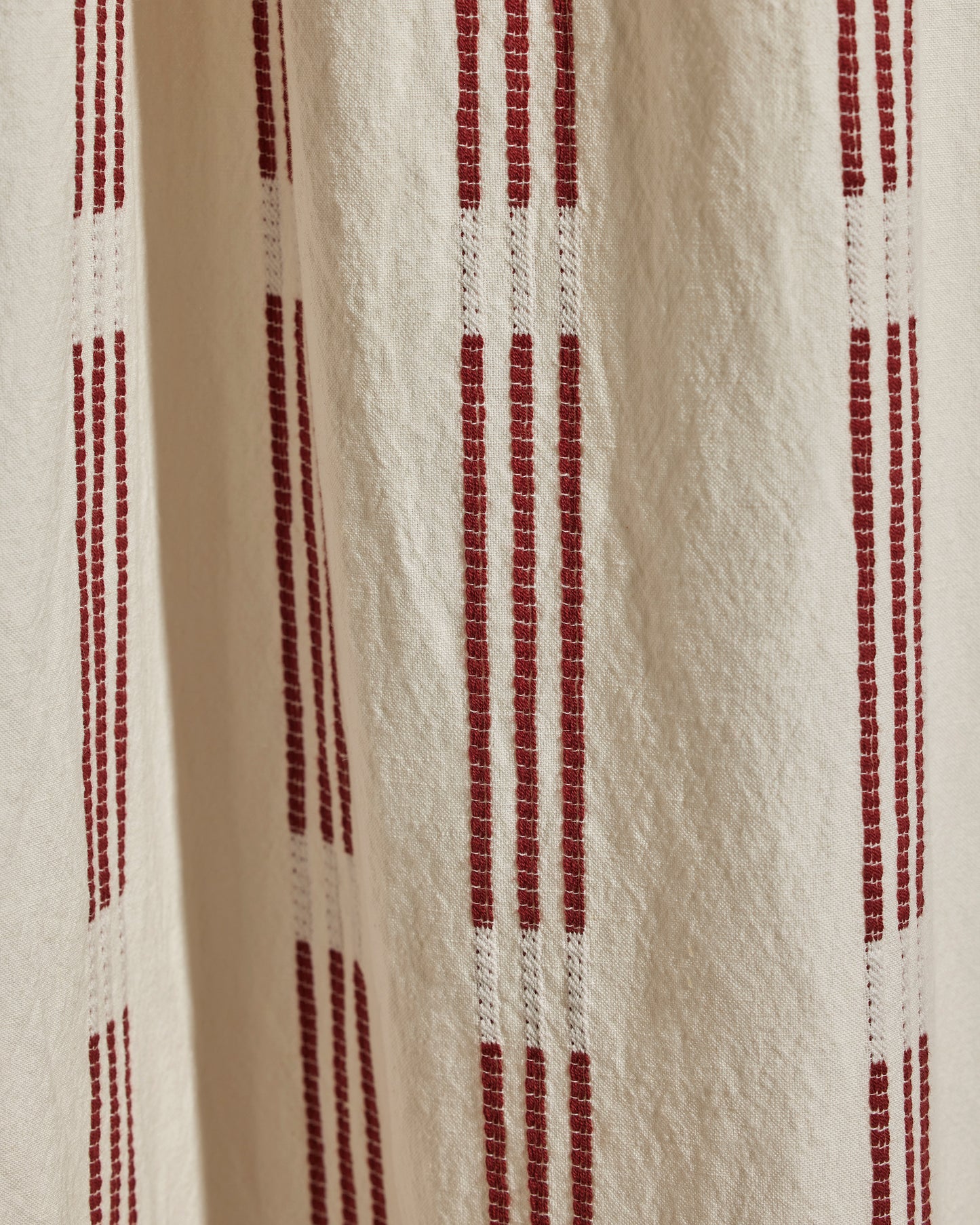 Nappe Rideau Escale - Terracotta haut de gamme Maison Sarah Lavoine Terracotta Coton  350 cm 175 cm 6