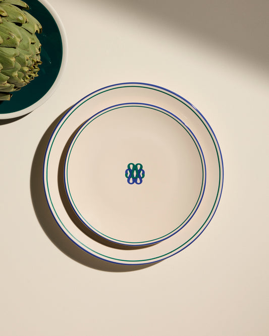 Assiette à dessert Reflet - Outremer 4 - Décoration Design