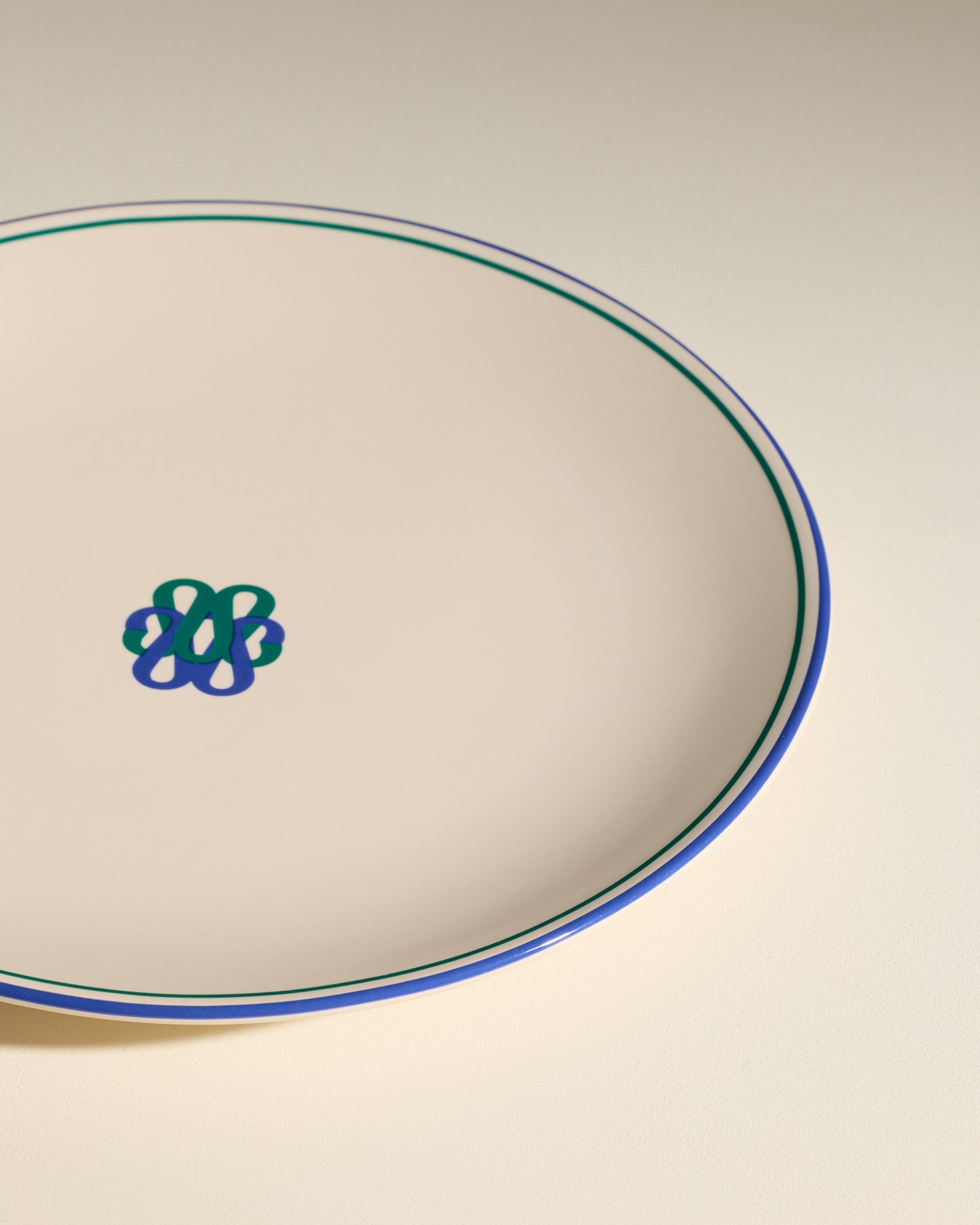 Assiette plate Reflet - Outremer 3 - Décoration Design