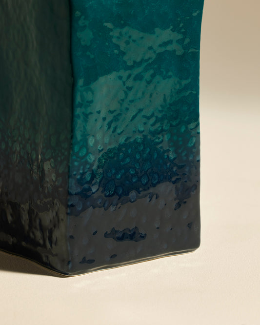 Vase décoratif Nomad - Bleu Sarah design, céramique Maison Sarah Lavoine Bleu Sarah Céramique 11 cm 21 cm 3