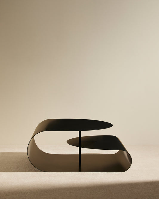 Gégé coffee table - Black design Maison Sarah Lavoine Black Steel 90 cm 35 cm 3