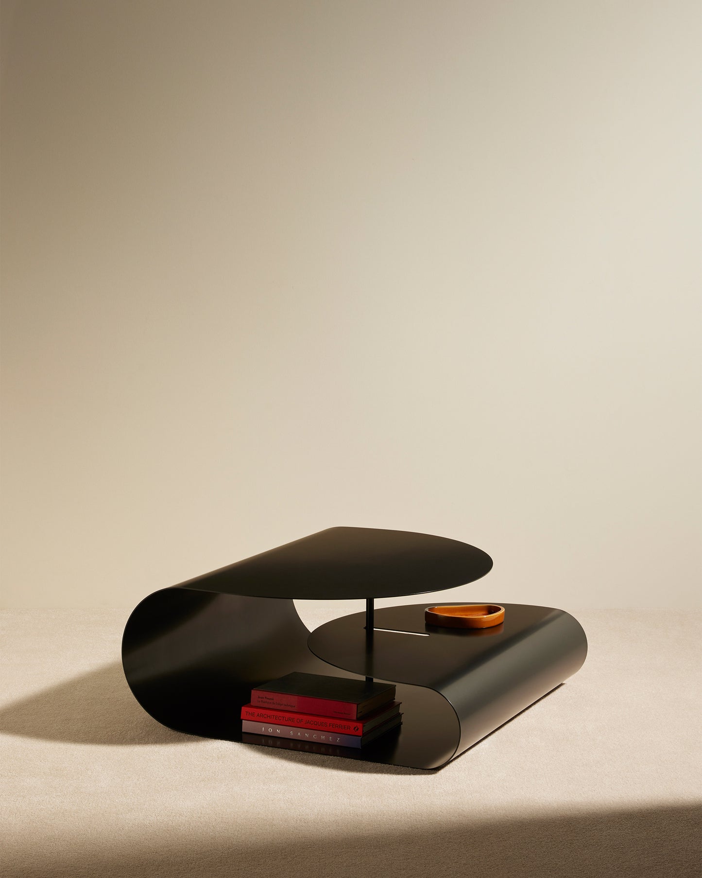 Table basse Gégé - Noir design Maison Sarah Lavoine Noir Acier 90 cm 35 cm 4