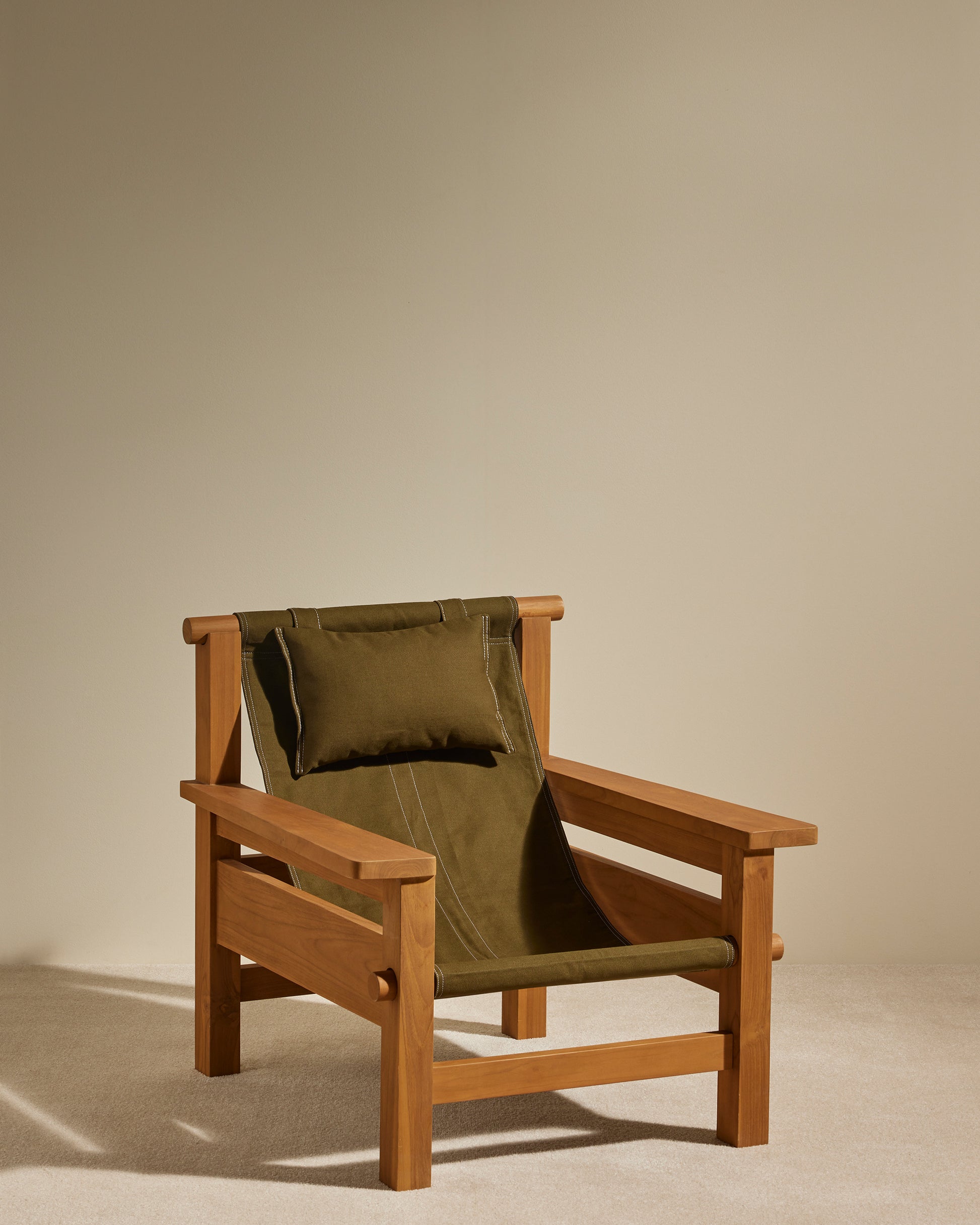 Fauteuil Graney - Safari design Maison Sarah Lavoine Safari Teak  90 cm 83 cm 2