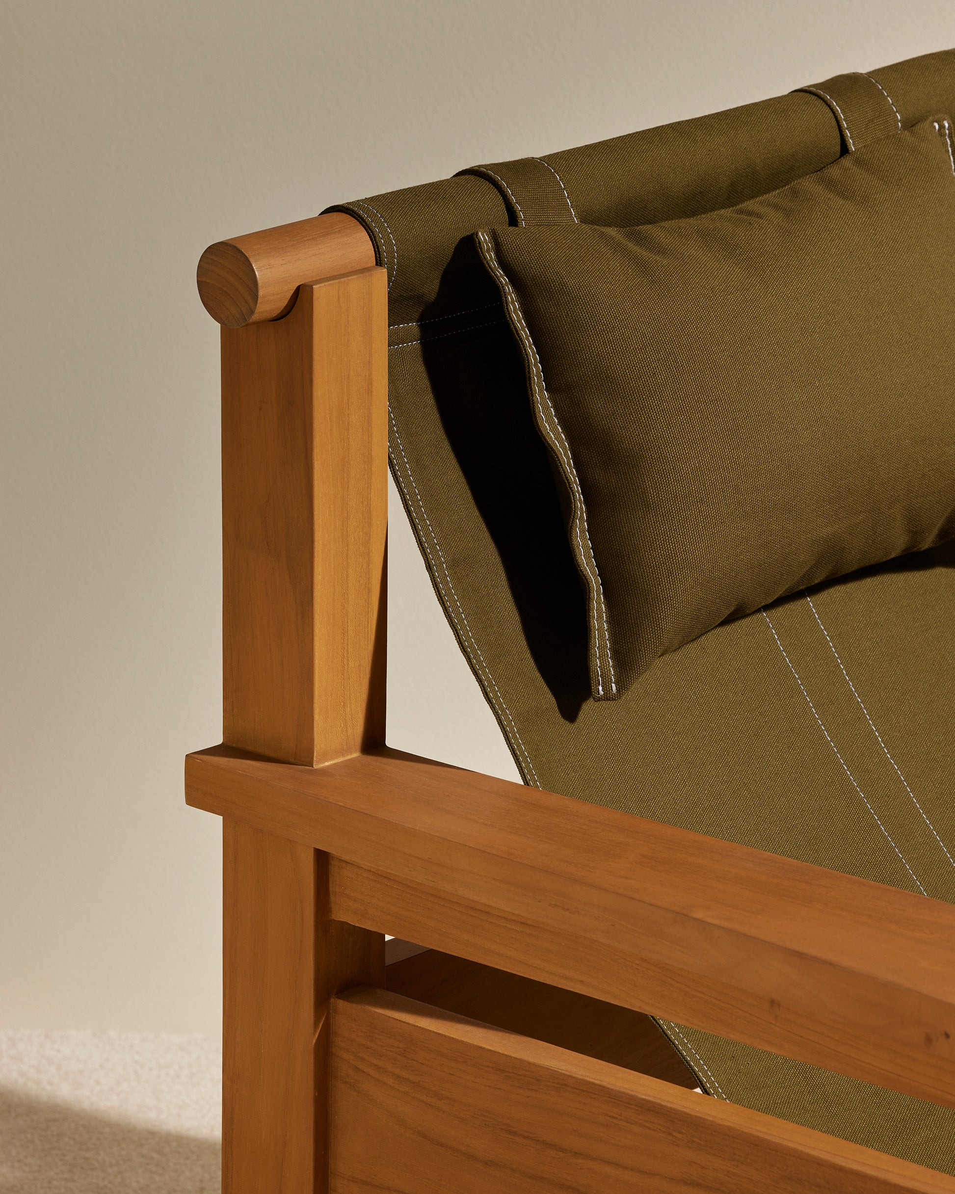 Fauteuil Graney - Safari design Maison Sarah Lavoine Safari Teak  90 cm 83 cm 3