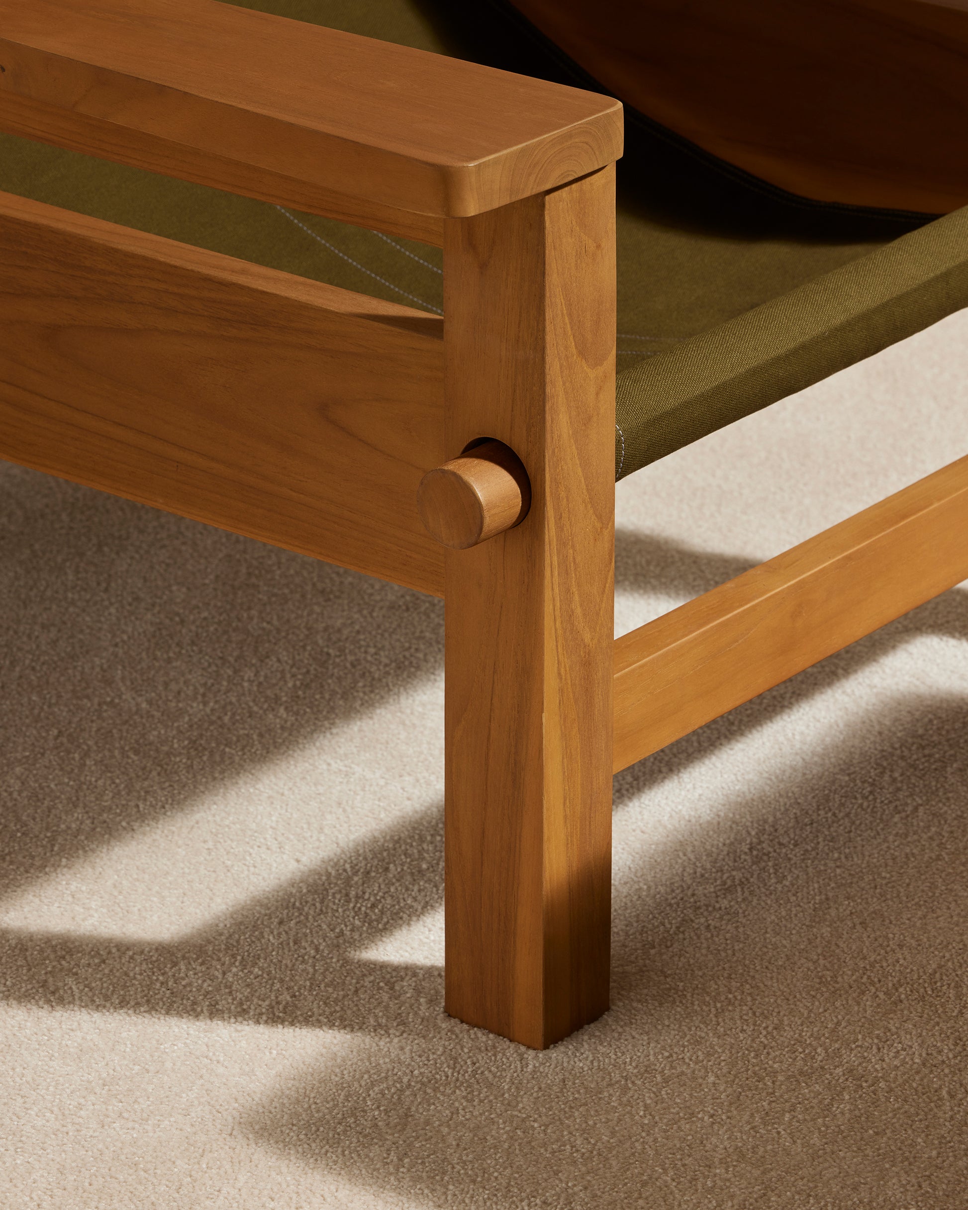 Fauteuil Graney - Safari design Maison Sarah Lavoine Safari Teak  90 cm 83 cm 4