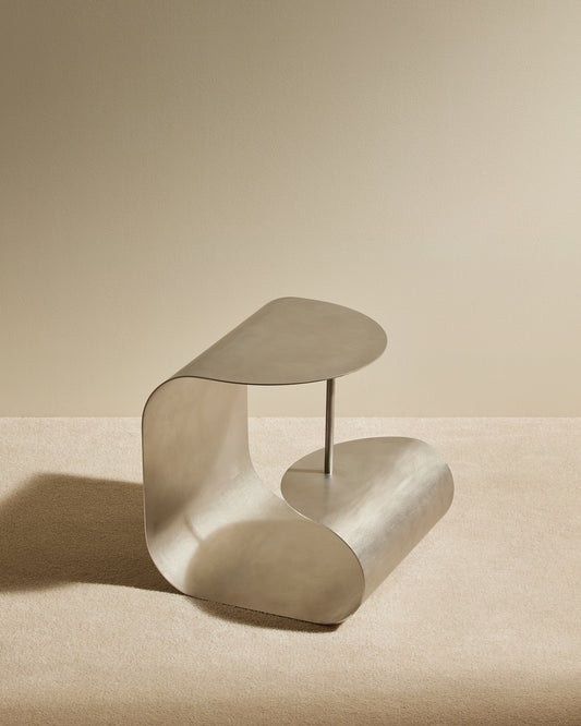 Table d'appoint Gégé - Inox brossé design Maison Sarah Lavoine Inox brossé Inox brossé 45 cm 45 cm 2