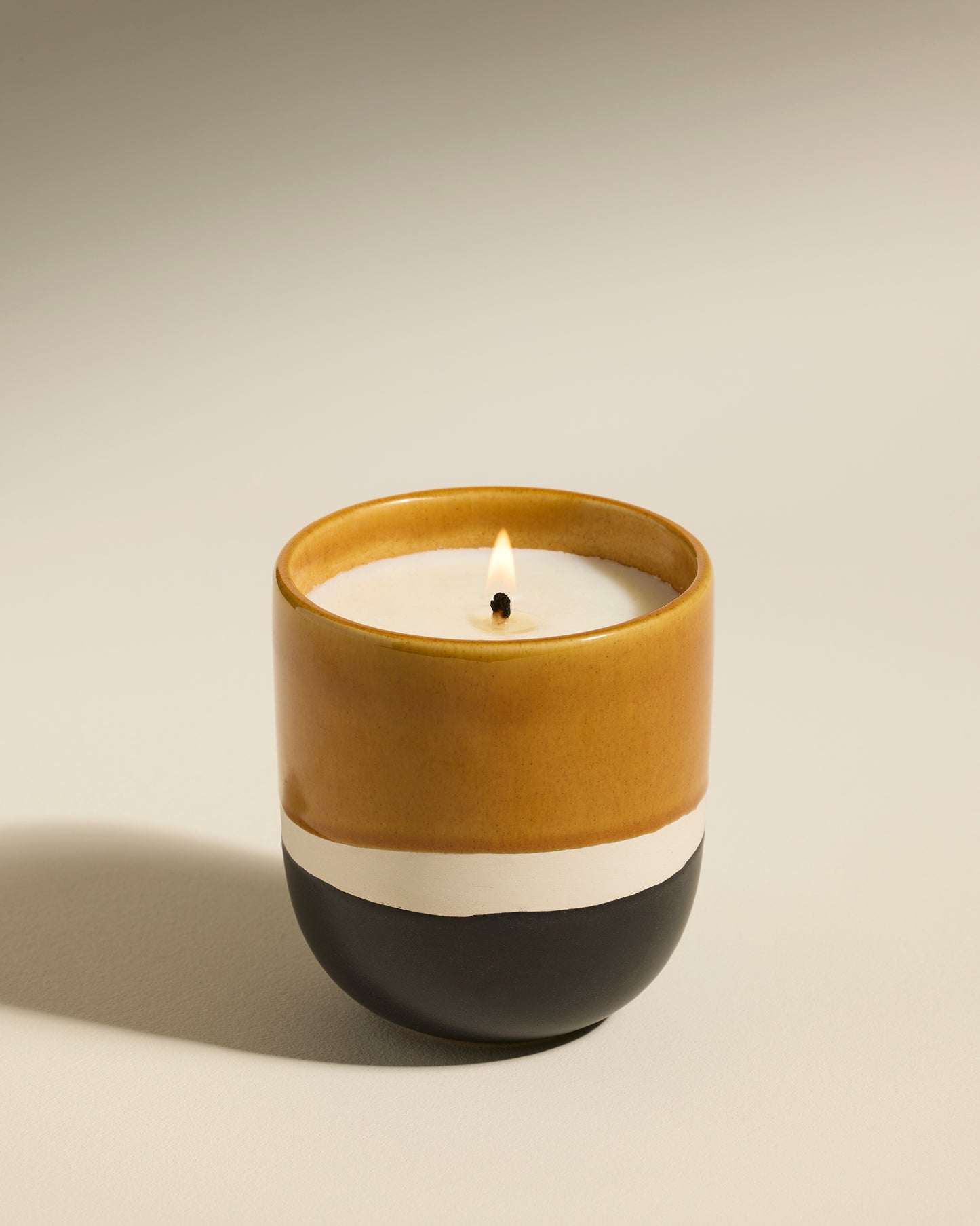 Bougie Sicilia - Fauve  2 - Décoration Design