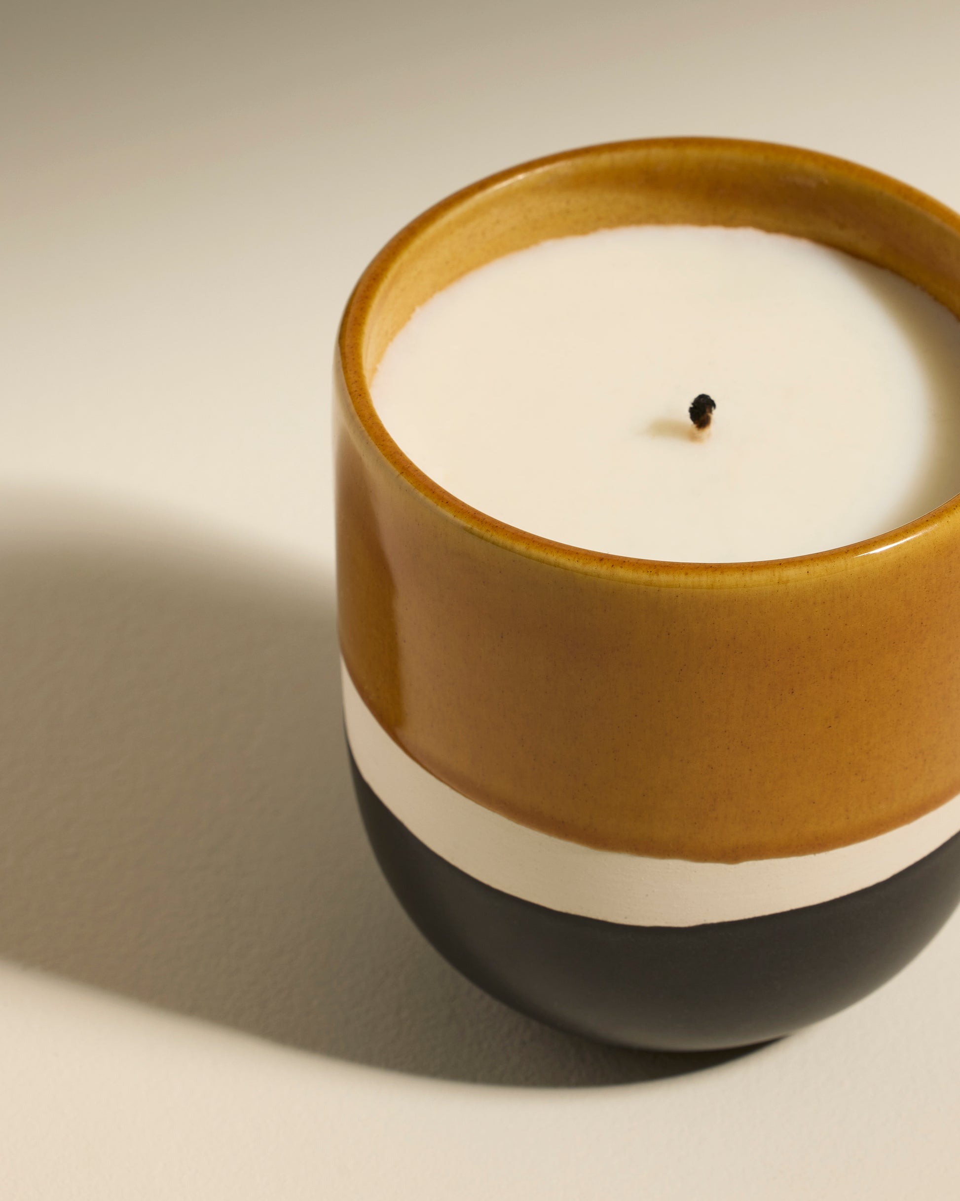 Bougie Sicilia - Fauve  3 - Décoration Design