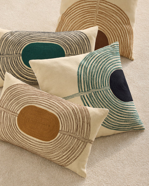 Coussin Double Jeu - Ocre