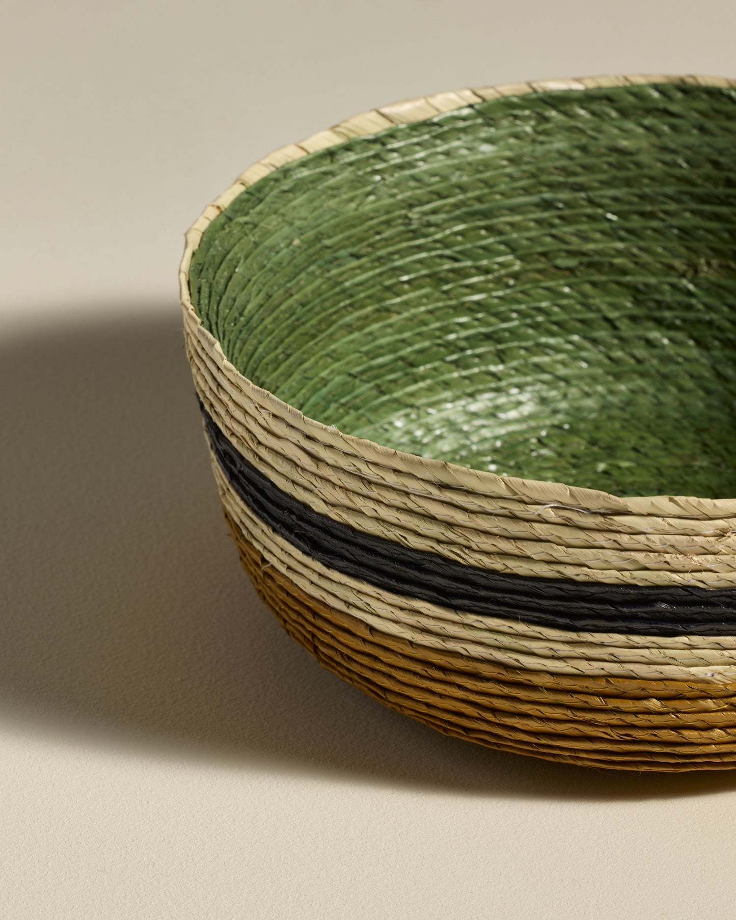 Globe Basket - Eucalyptus/Ochre