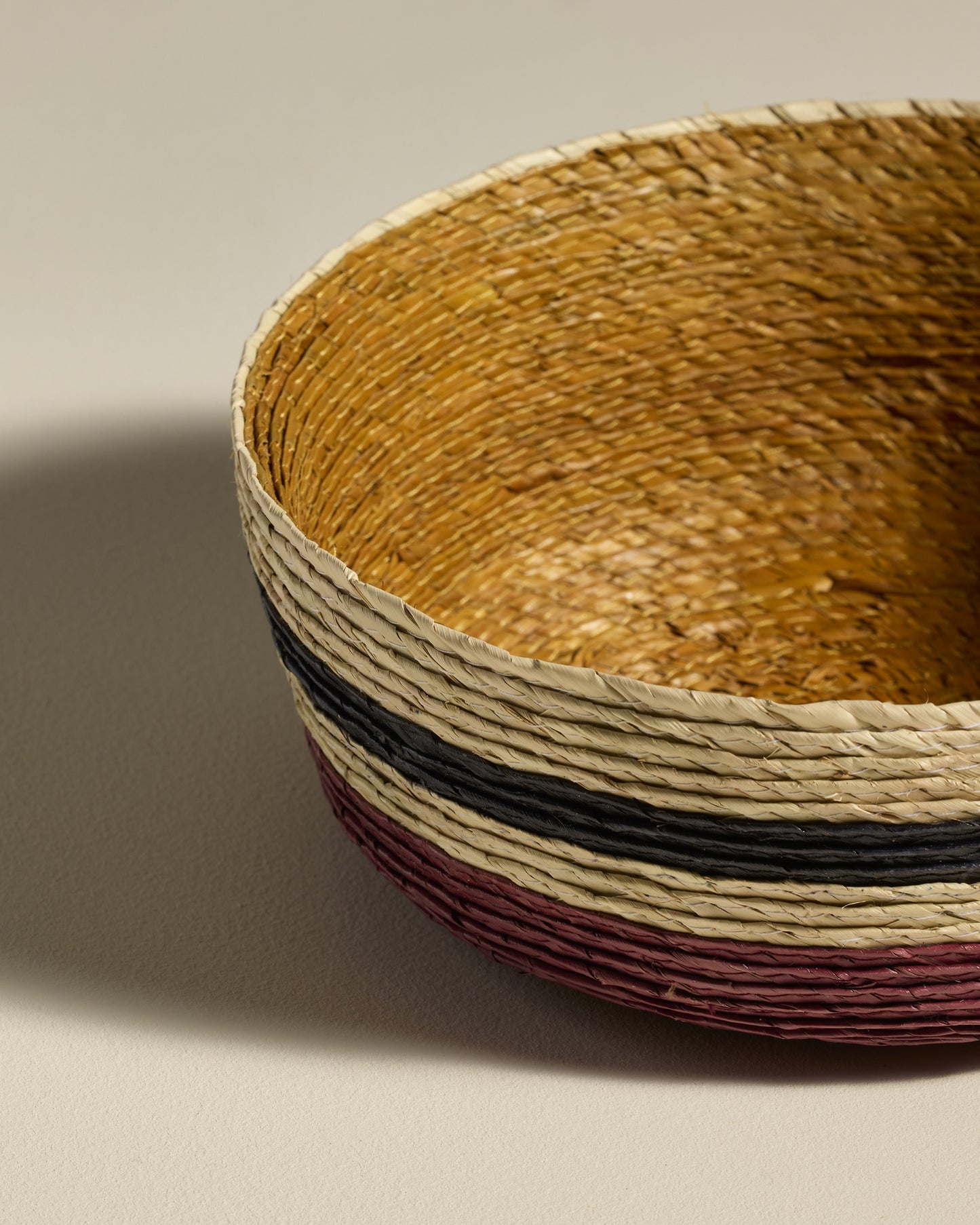 Globe Basket - Ochre/Carmine