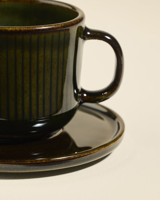 Tasse et soucoupe Tao - Forêt