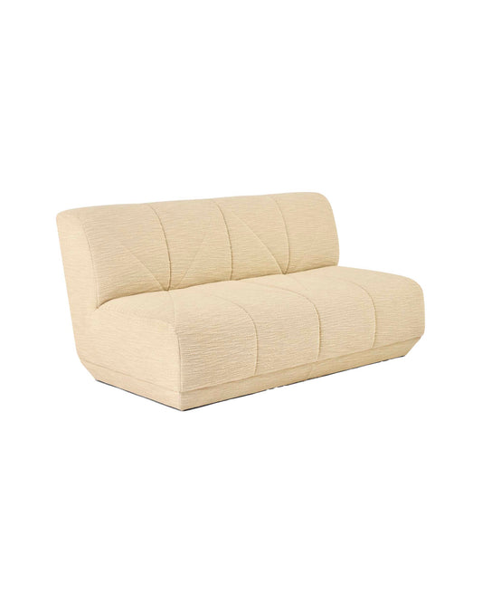 Chill sofa - Ecru design Maison Sarah Lavoine Ecru Curly wool 164 cm 83 cm 4