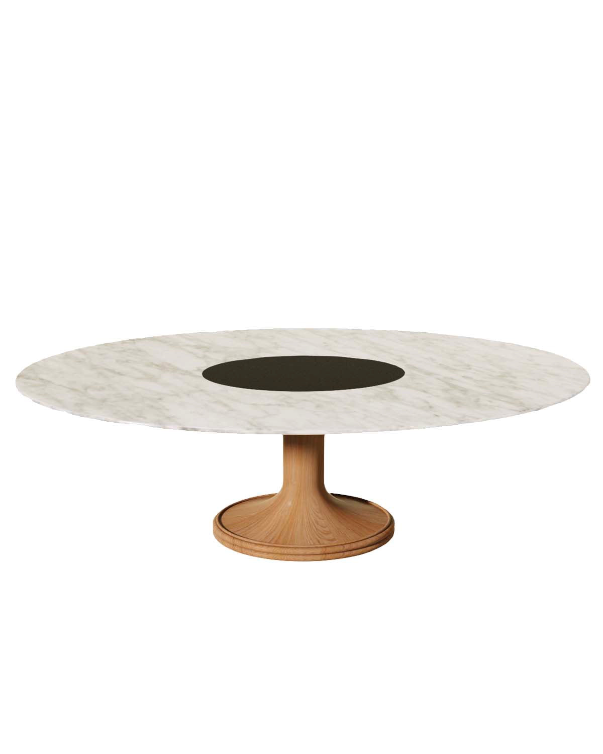 Table ronde Riviera Marbre Blanc design Maison Sarah Lavoine Blanc Marbre 135 cm 74 cm 1