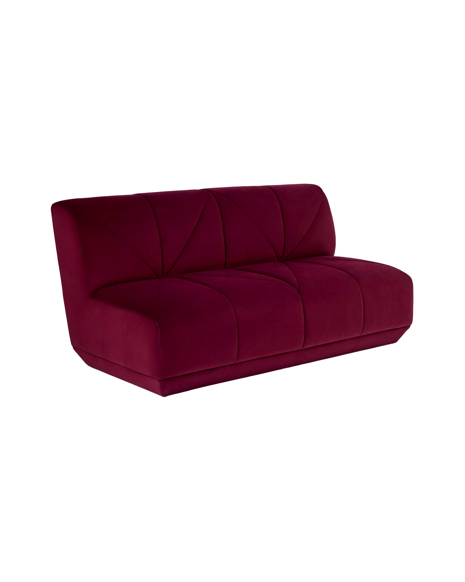 Divan Chill - Cassis design Maison Sarah Lavoine Cassis Velours 164 cm 83 cm 5