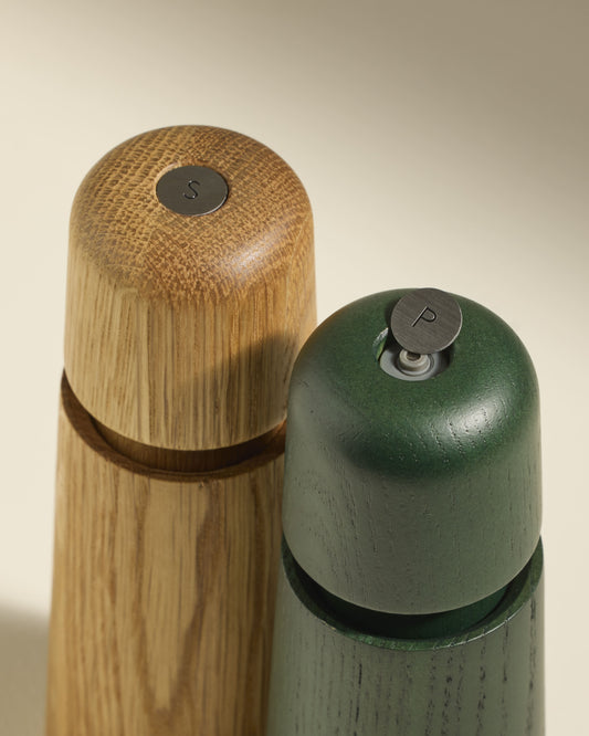Natural Stockholm Salt and Pepper Mill h17cm