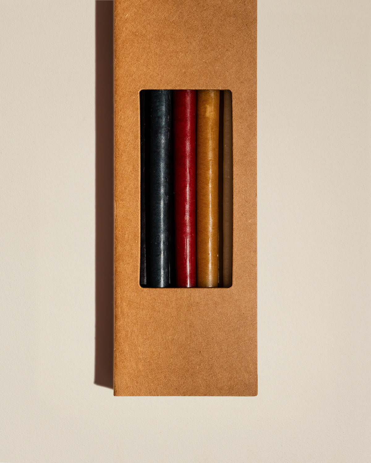 Les bougies fines - Multicolore