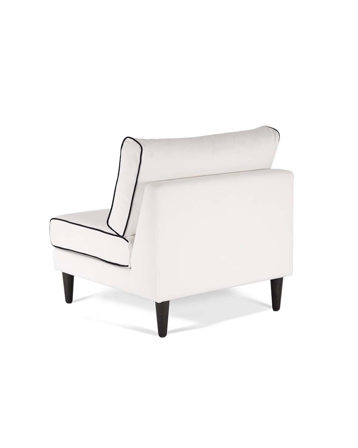 Chauffeuse Noa - Blanc / Noir design Maison Sarah Lavoine Blanc / Noir Coton 80 cm 80 cm 5