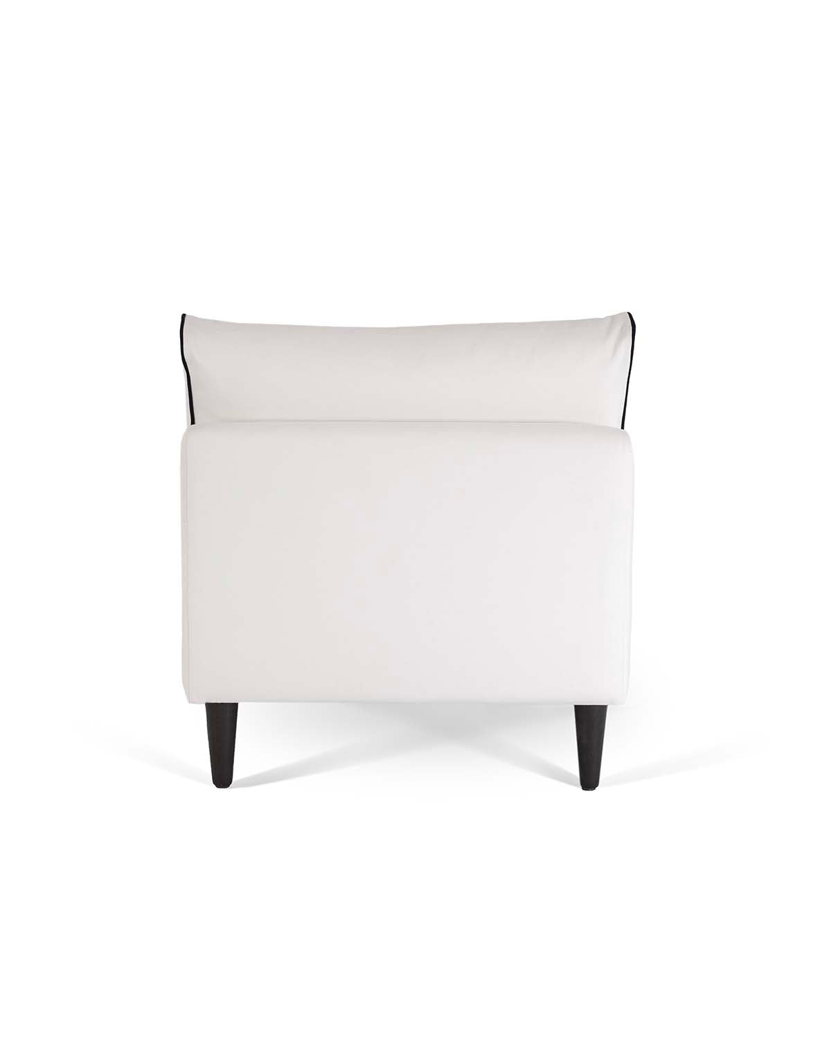 Chauffeuse Noa - Blanc / Noir design Maison Sarah Lavoine Blanc / Noir Coton 80 cm 80 cm 4