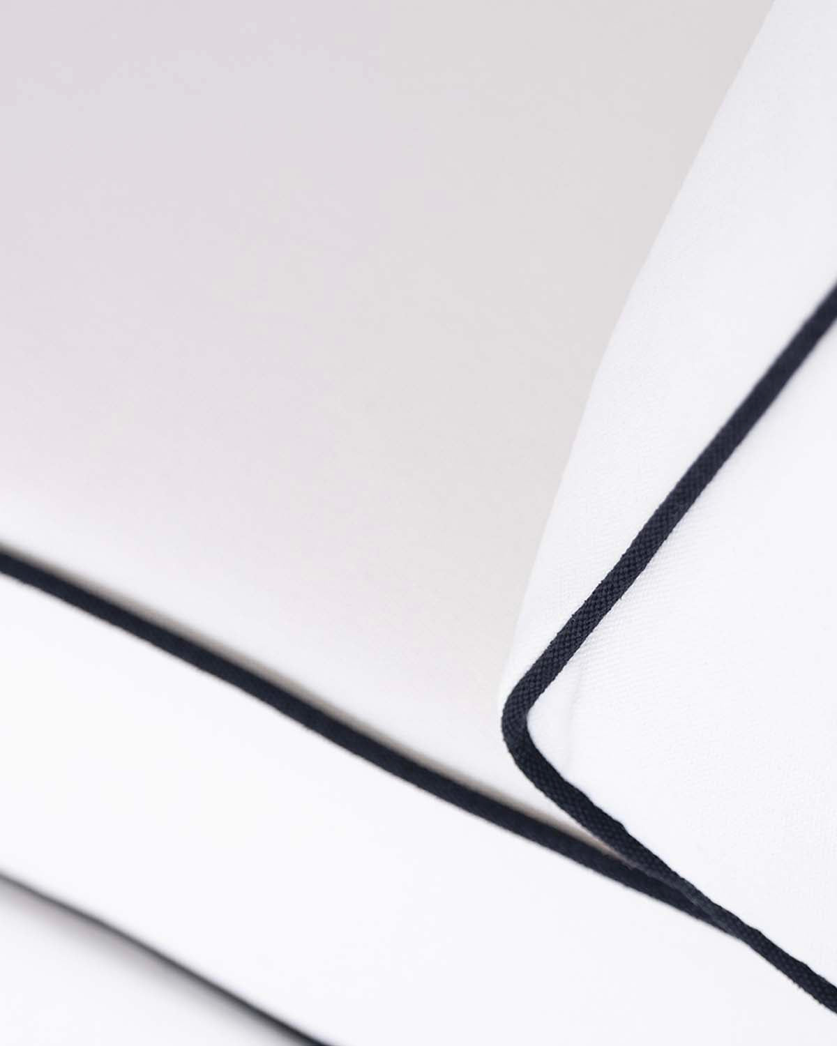 Chauffeuse Noa - Blanc / Noir design Maison Sarah Lavoine Blanc / Noir Coton 80 cm 80 cm 7