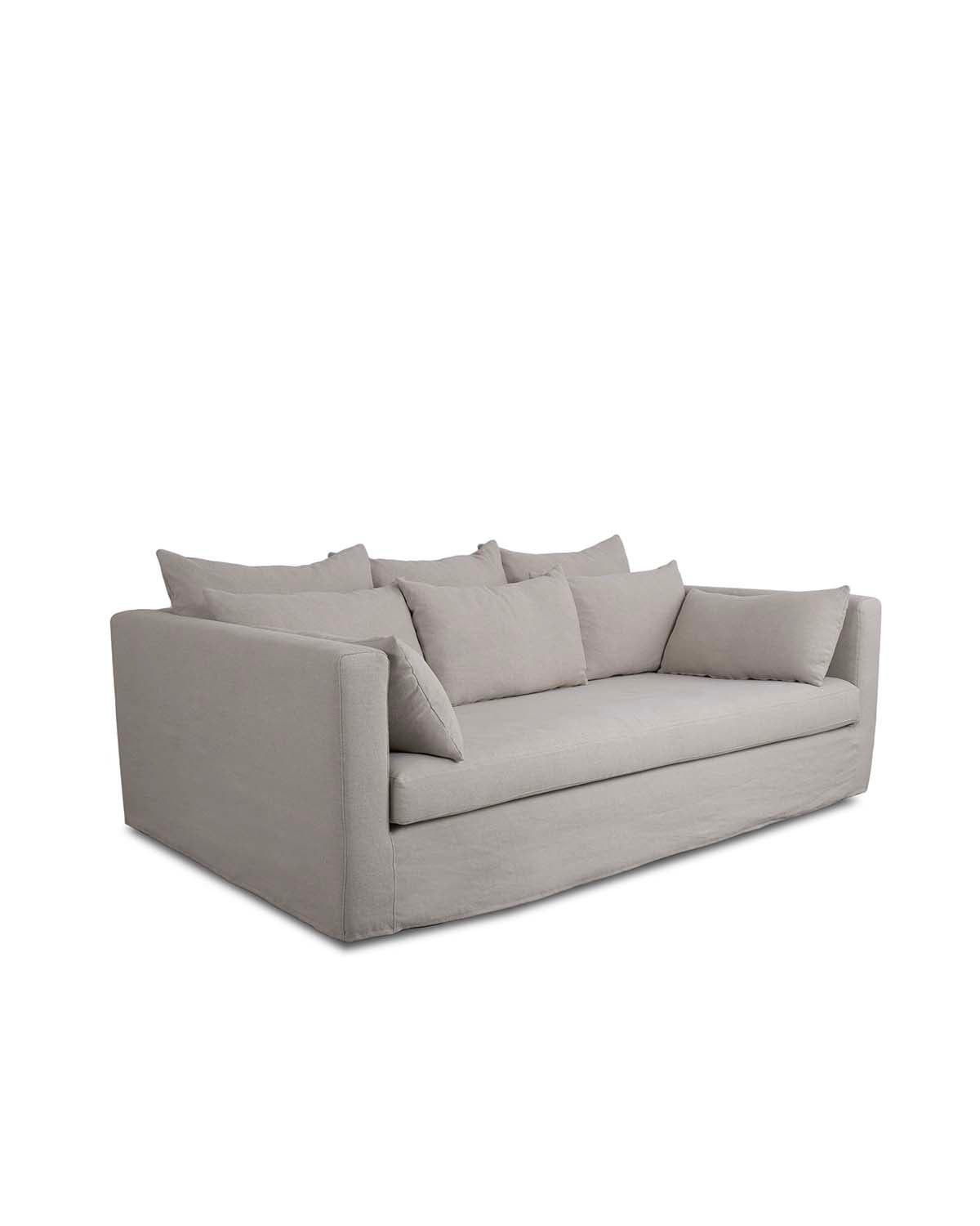 Canapé SuperBox - Gris clair design Maison Sarah Lavoine Gris clair Lin 250 cm 85 cm 2
