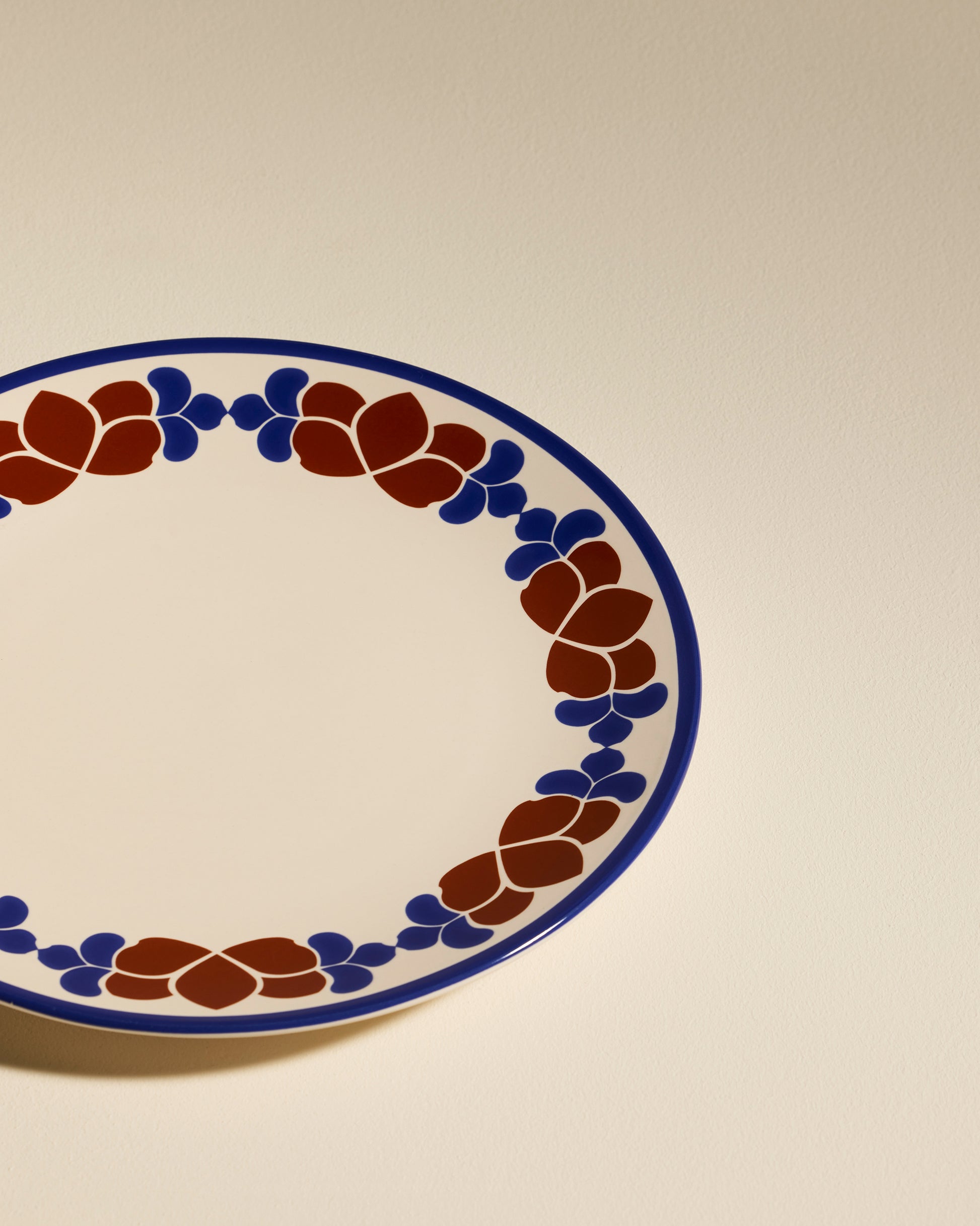 Assiette plate Flore - Outremer design Maison Sarah Lavoine Outremer Grès   3