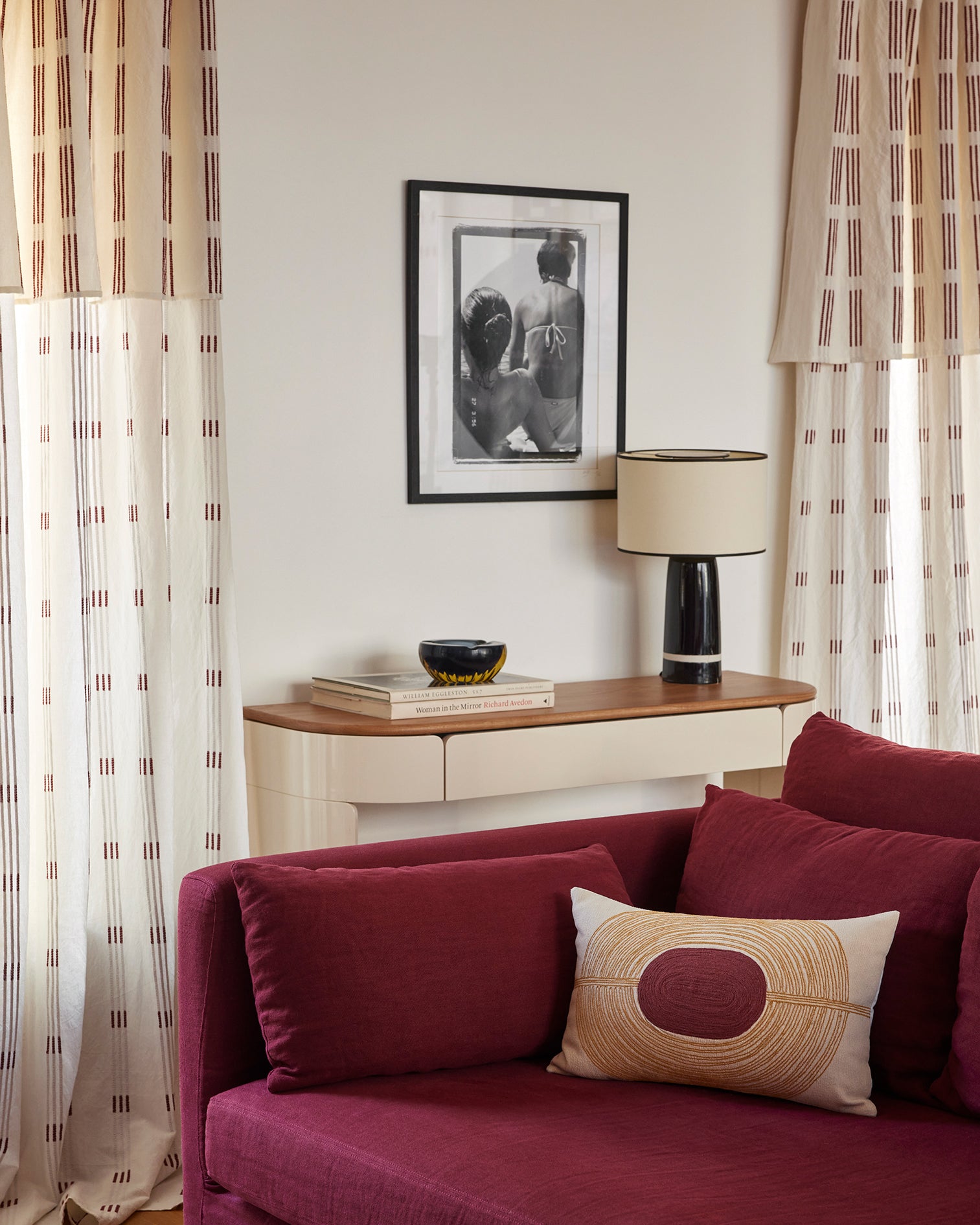 Nappe Rideau Escale - Terracotta haut de gamme Maison Sarah Lavoine Terracotta Coton  350 cm 175 cm 8