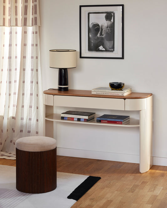 Pouf Riviera - Beige design Maison Sarah Lavoine Beige Rotin 45 cm 4