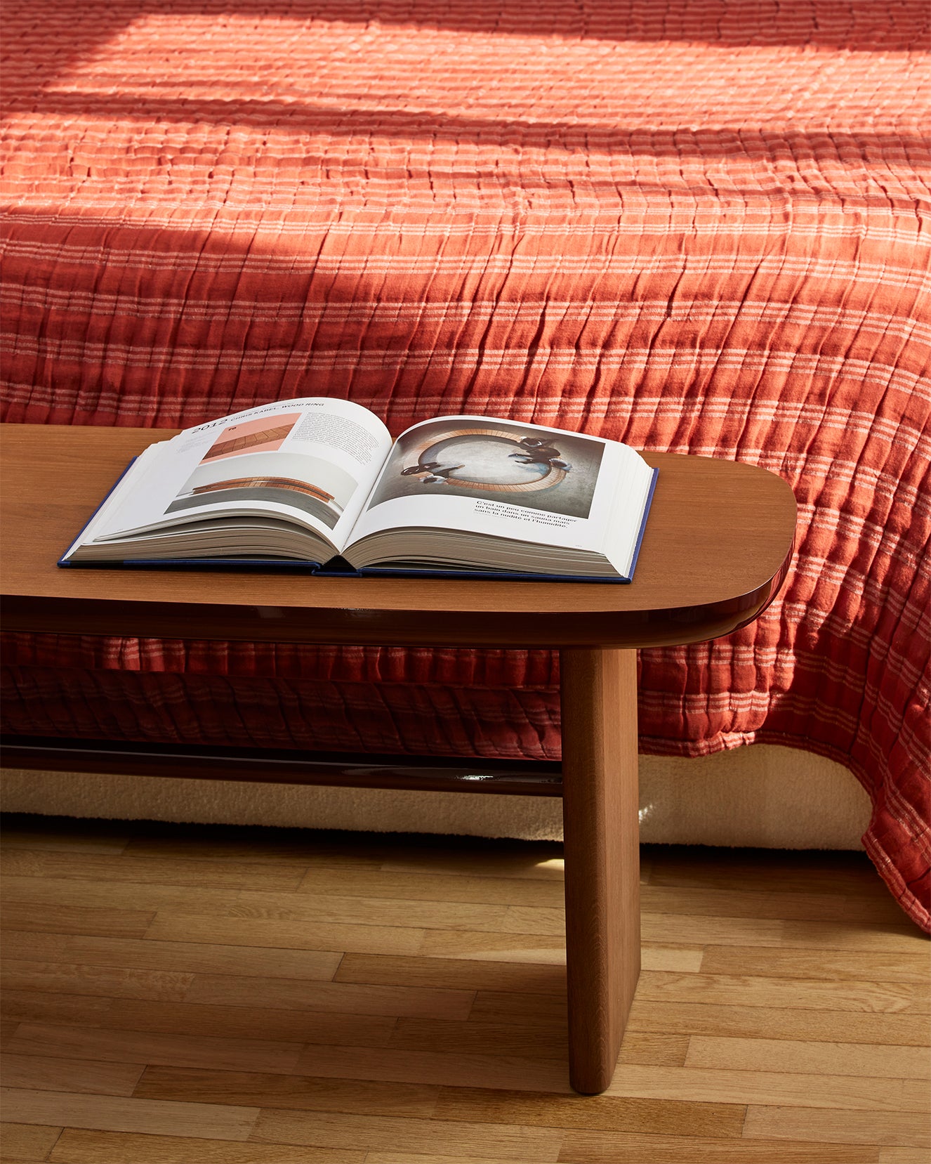 Banc Equilibre - Carmin design Maison Sarah Lavoine Carmin Chêne  140 cm 45 cm 2