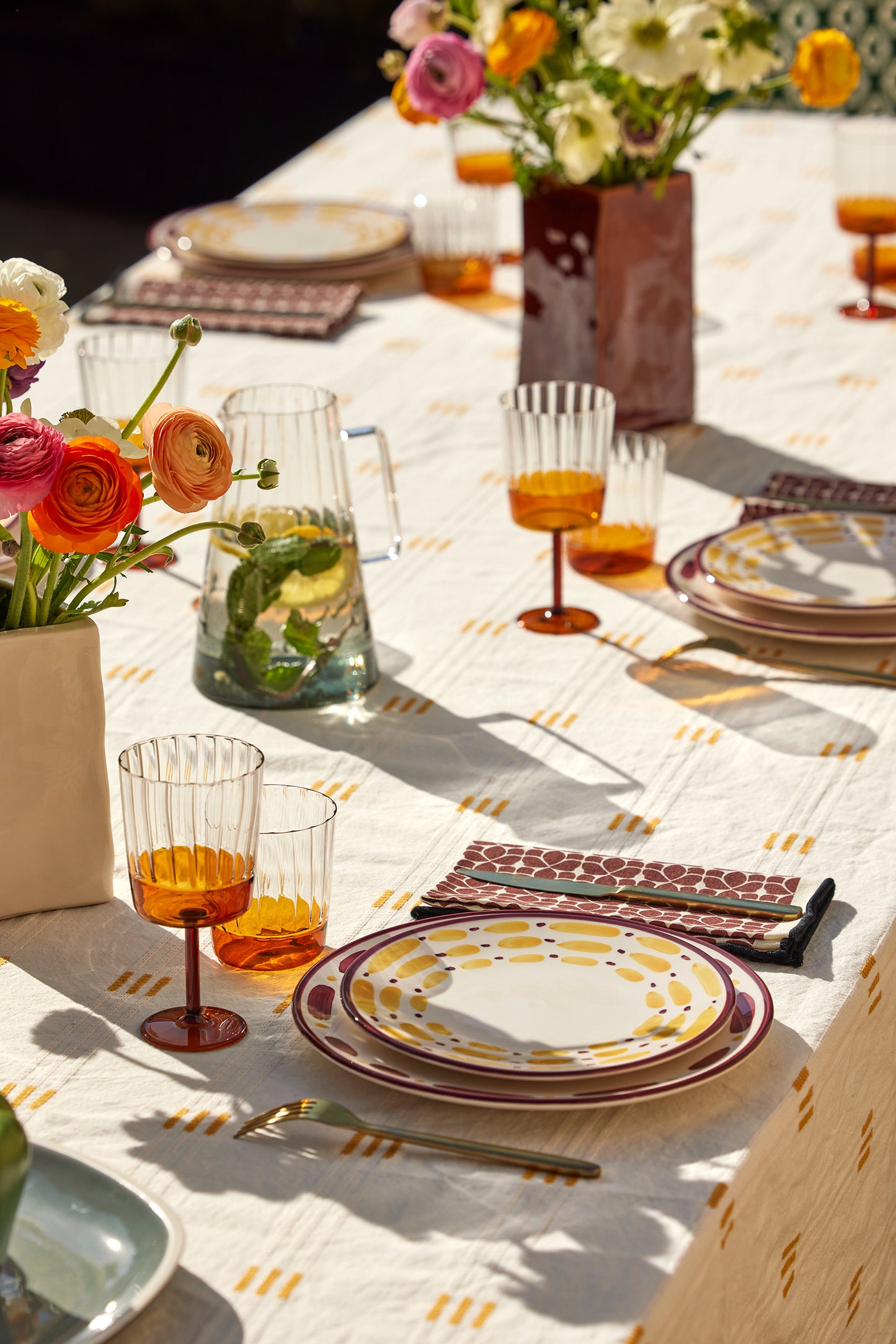 Nappe Rideau Escale - Désert haut de gamme Maison Sarah Lavoine Désert Coton  350 cm 175 cm 9